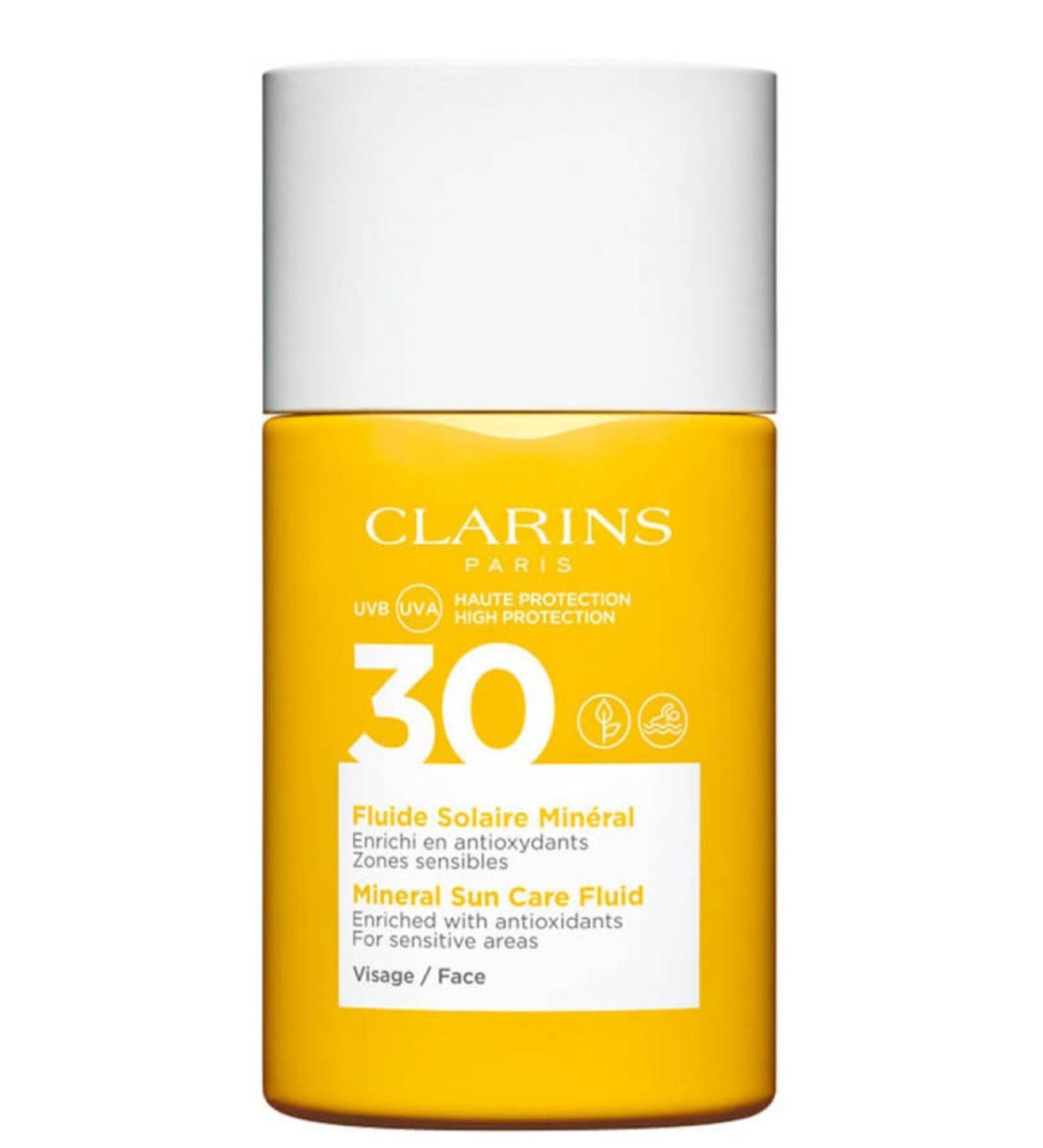 Clarins Mineral Sun Care Fluid SPF 30 for Face 30 ml Sun Cream