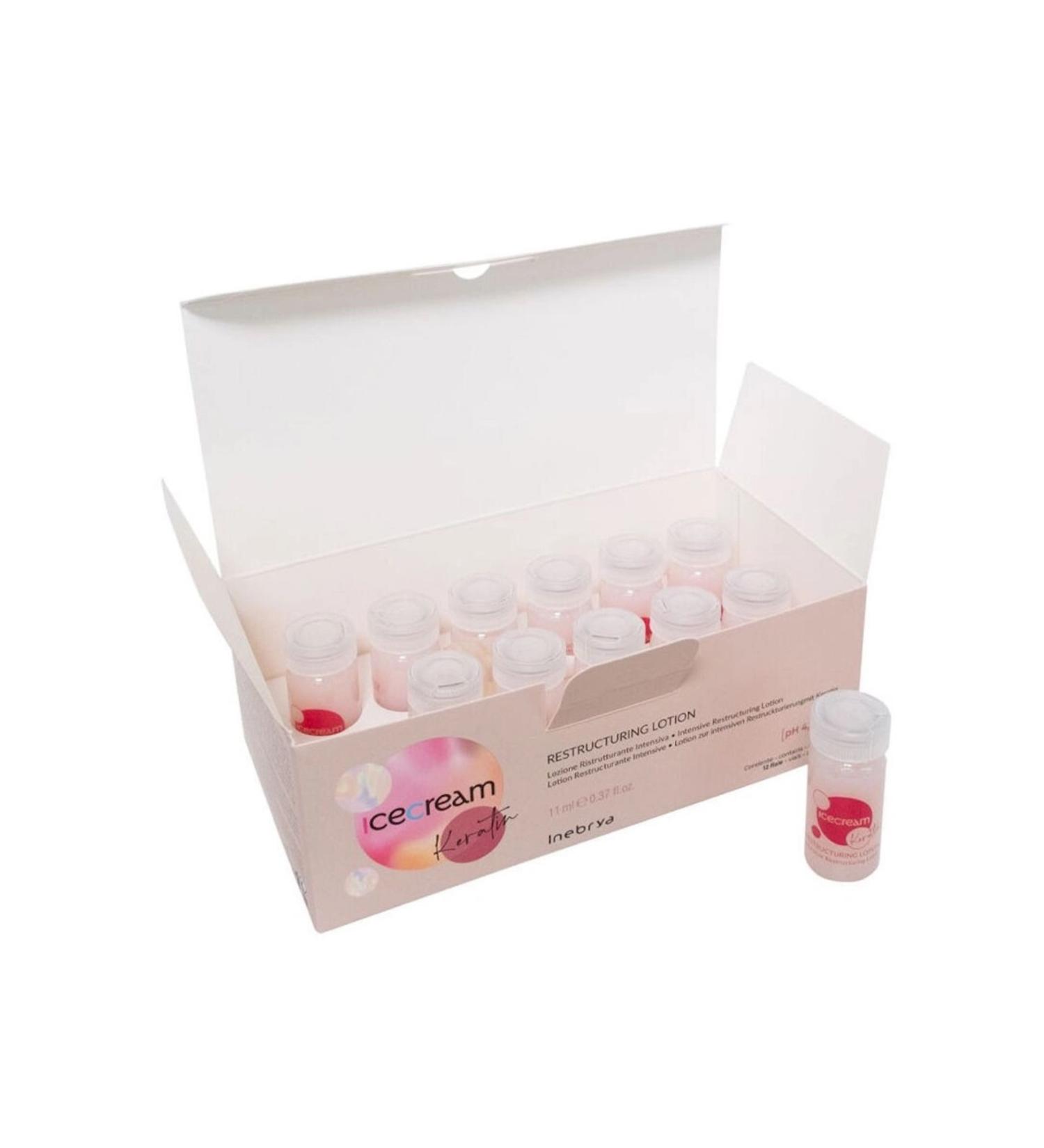 Inebrya Restructuring Lotion Intensive Keratin-Containing Anti-Breakage Hair Serum (12pcs x 11ml)