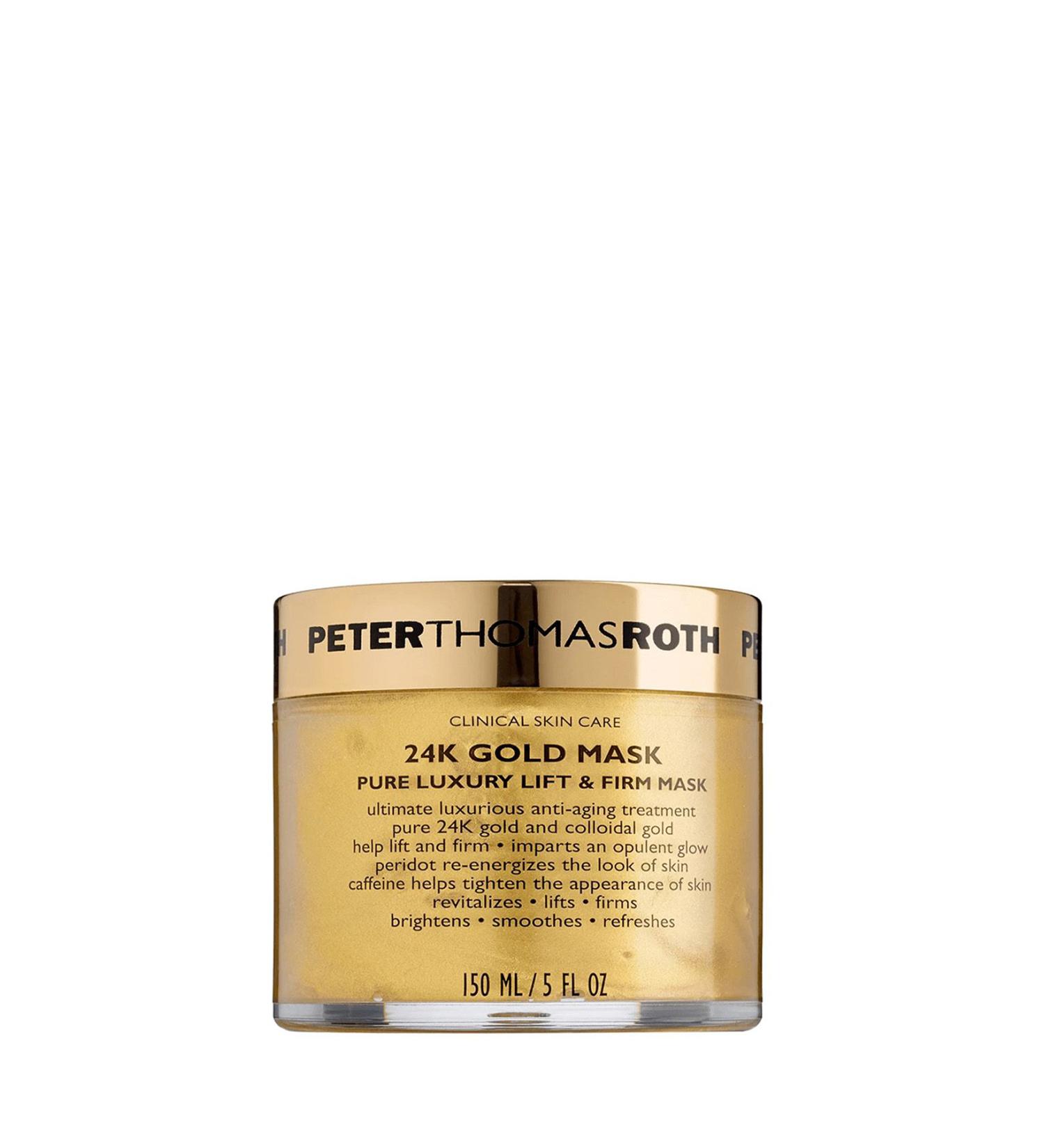 PETER THOMAS ROTH Firming and Lifting Mask Containing Pure 24 Carat Gold - 24 K Gold Mask 150 Ml - Buy Online on GoSupps.com