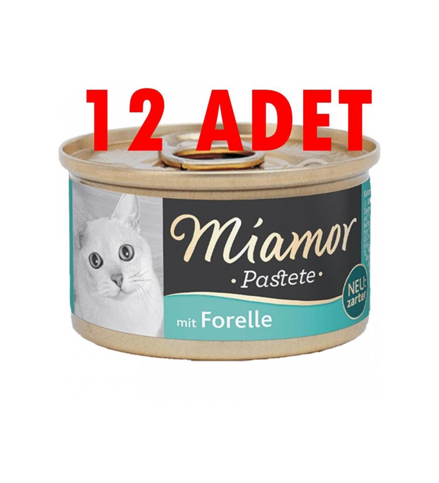 Miamor Pastete Trout Cat Wet Food 12 X 85 gr