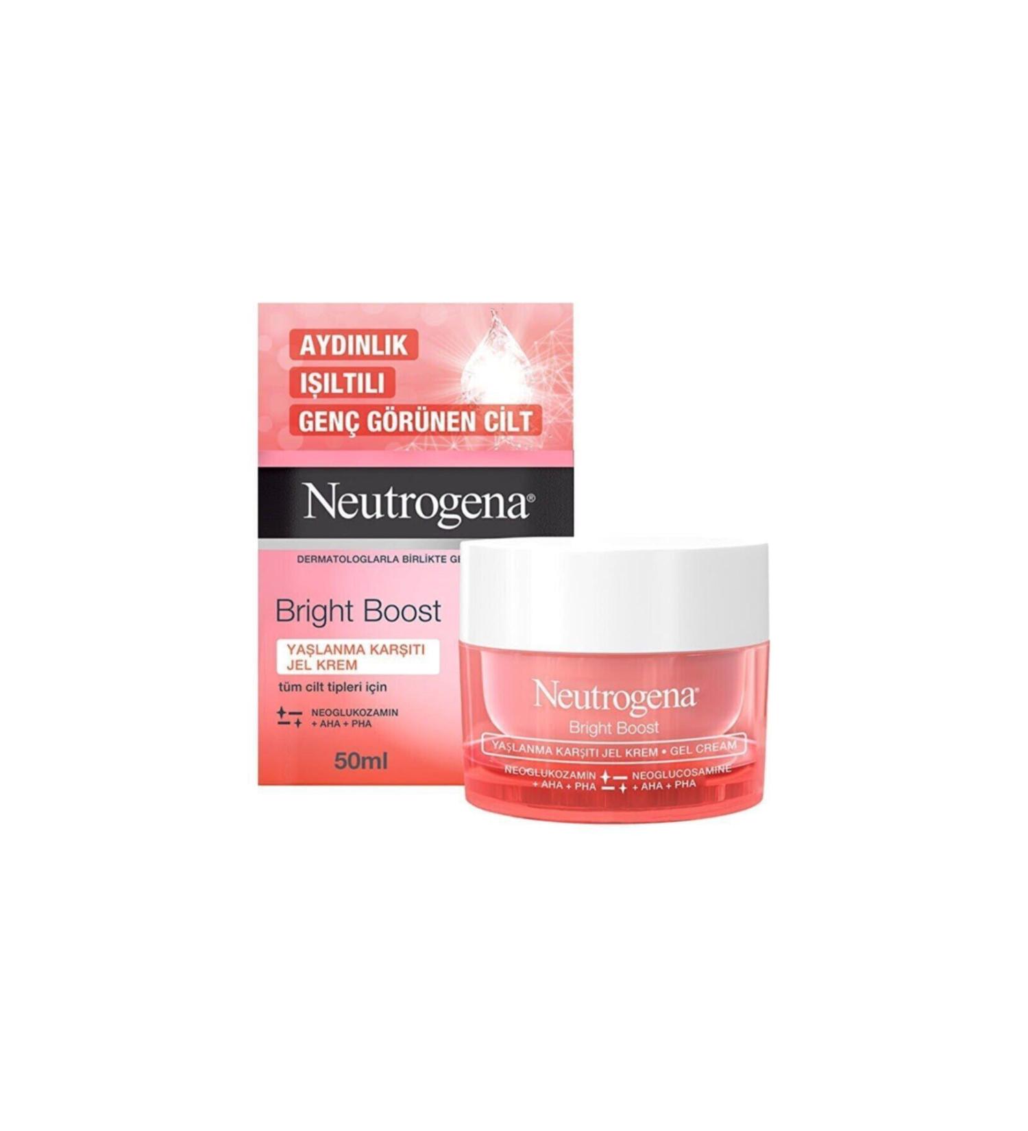 Neutrogena BRIGHT BOOST ANTI-AGING SKIN REJUVENATION GEL CREAM 50 ML GKHAIR772