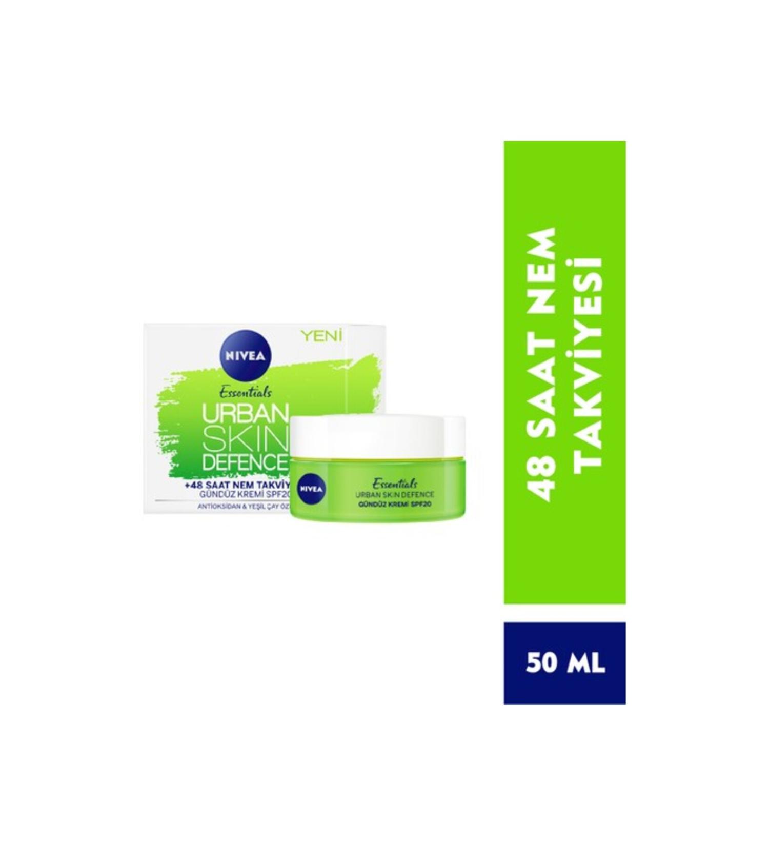 NIVEA Urban Skin Day Cream 50 ml - Buy Online on GoSupps.com