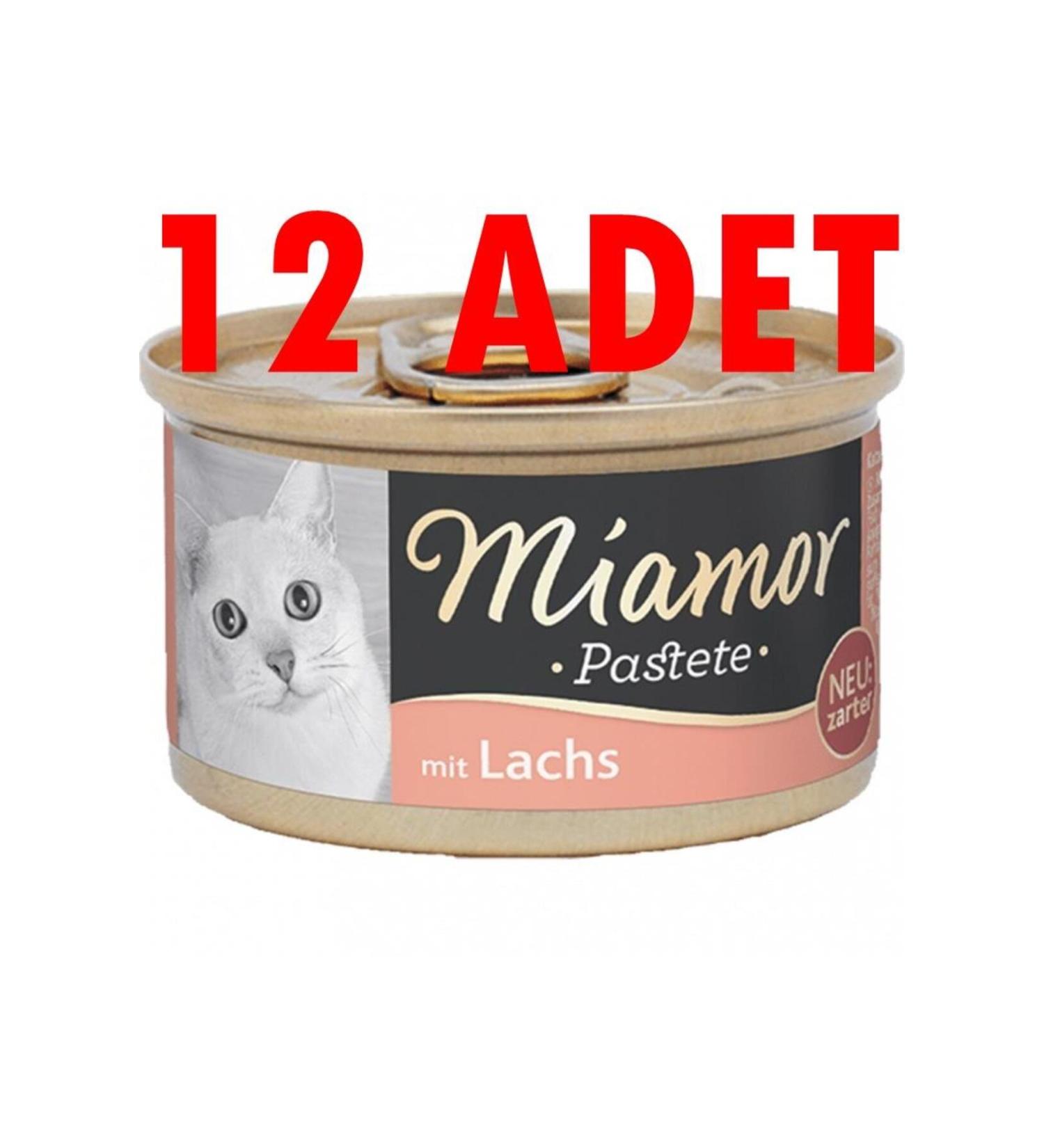 Miamor Pastete Salmon Cat Wet Food 12 X 85 gr