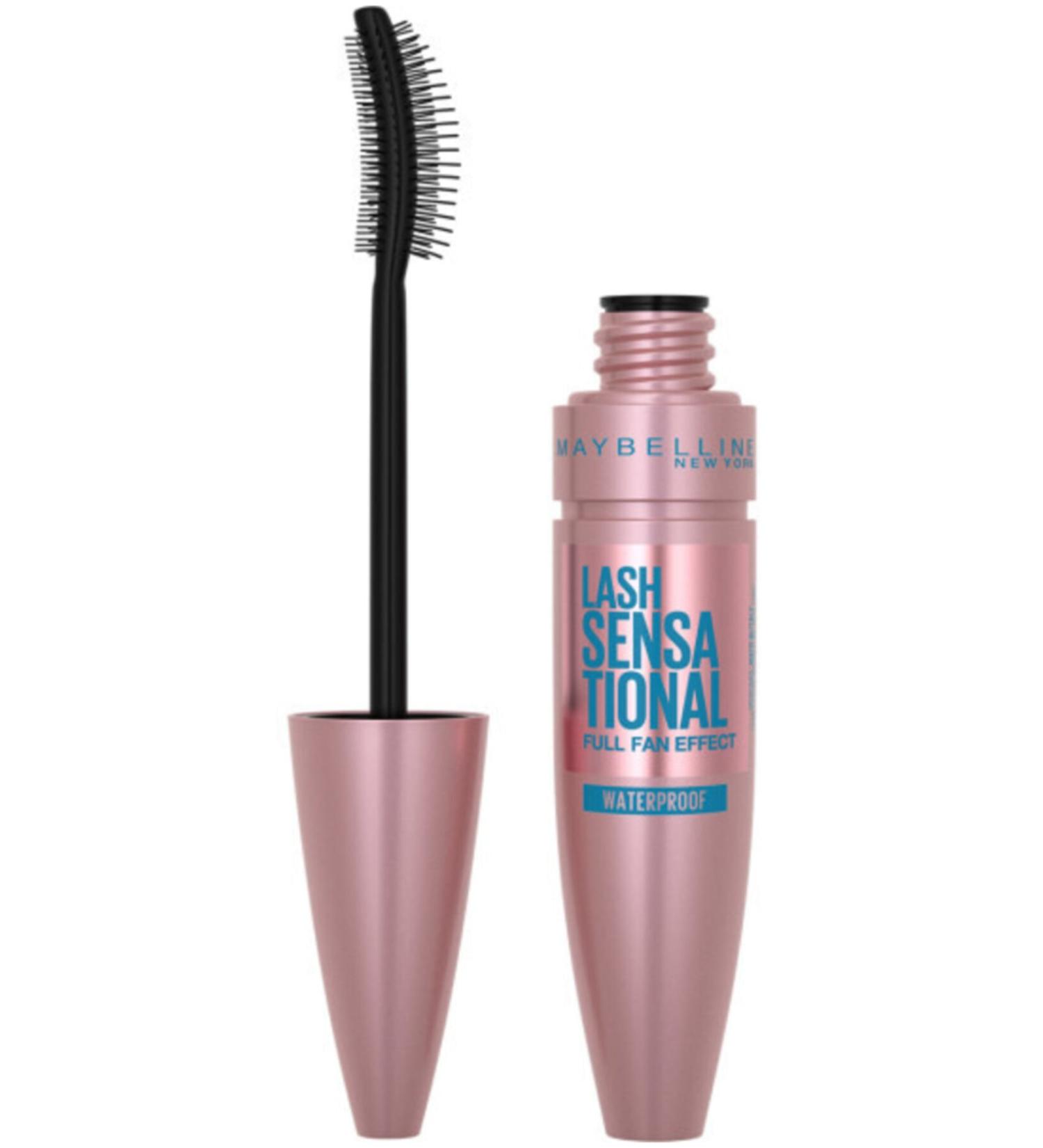 Maybelline New York Lash Sensational Fan Effect Waterproof Black Mascara