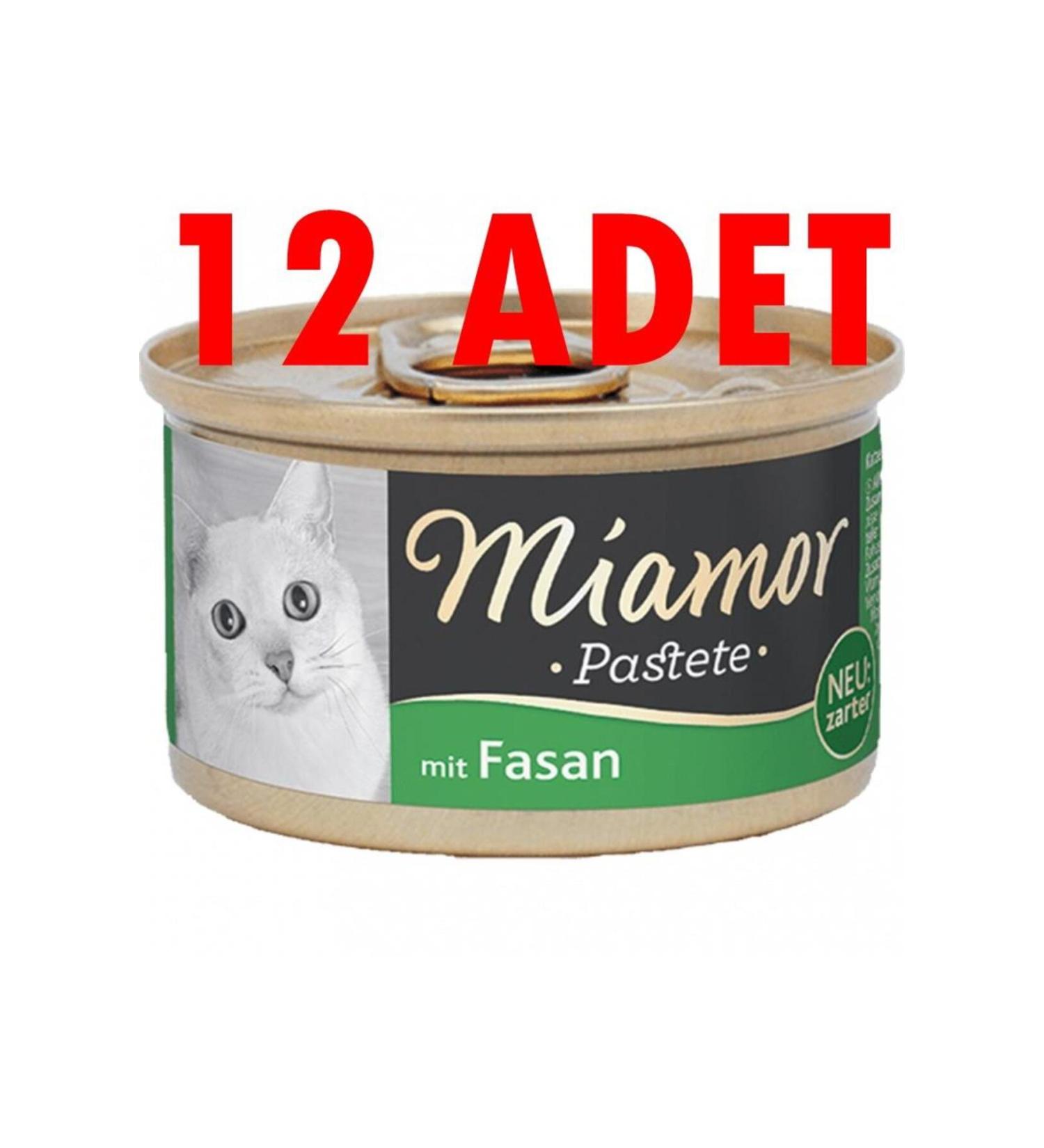 Miamor Pastete Pheasant Meat Cat Wet Food 12 X 85 GR
