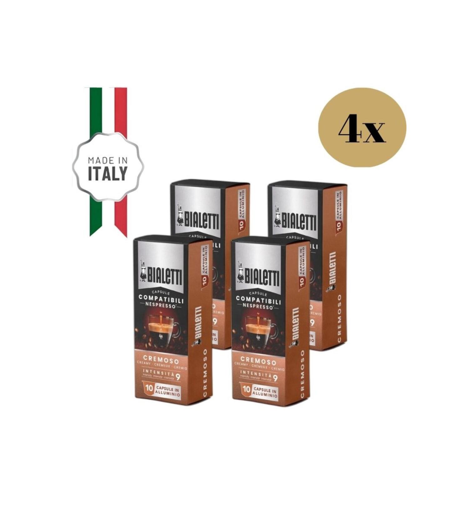 Bialetti Nespresso Compatible Cremoso Capsules 40 Pieces