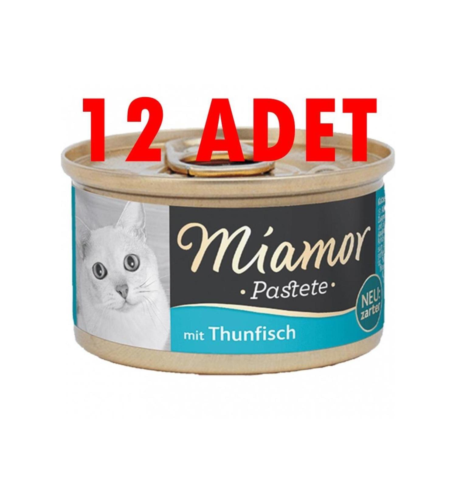 Miamor Pastete Tuna Cat Wet Food 12 X 85 gr