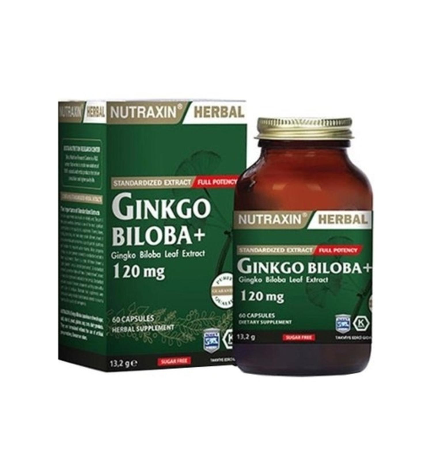 Nutraxin Ginkgo Biloba 60 Tablets (1 PIECE)