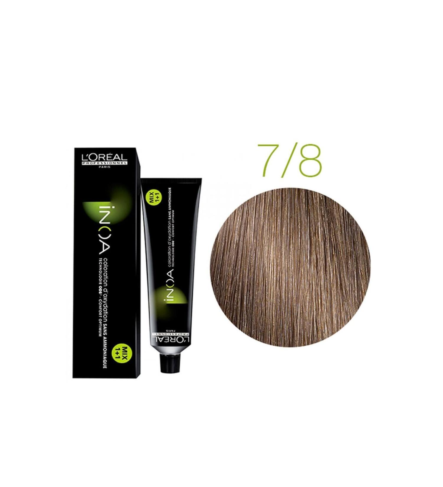 INOA NO:7.8 Permanent Hair Dye 60 ml. DERINN040218