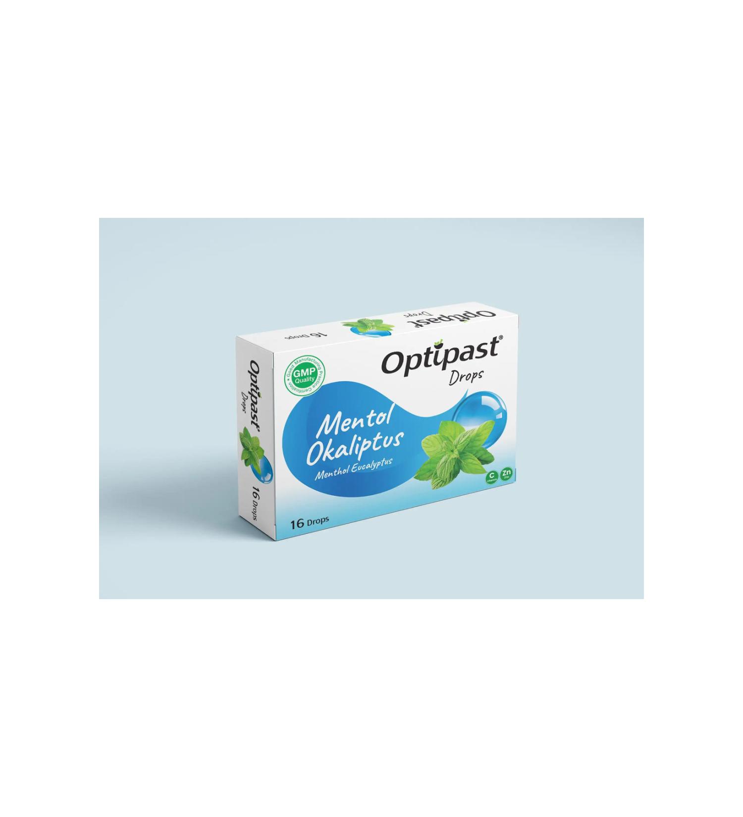 Optipast Drops Menthol & Eucalyptus 16 Lozenges (1 PC)