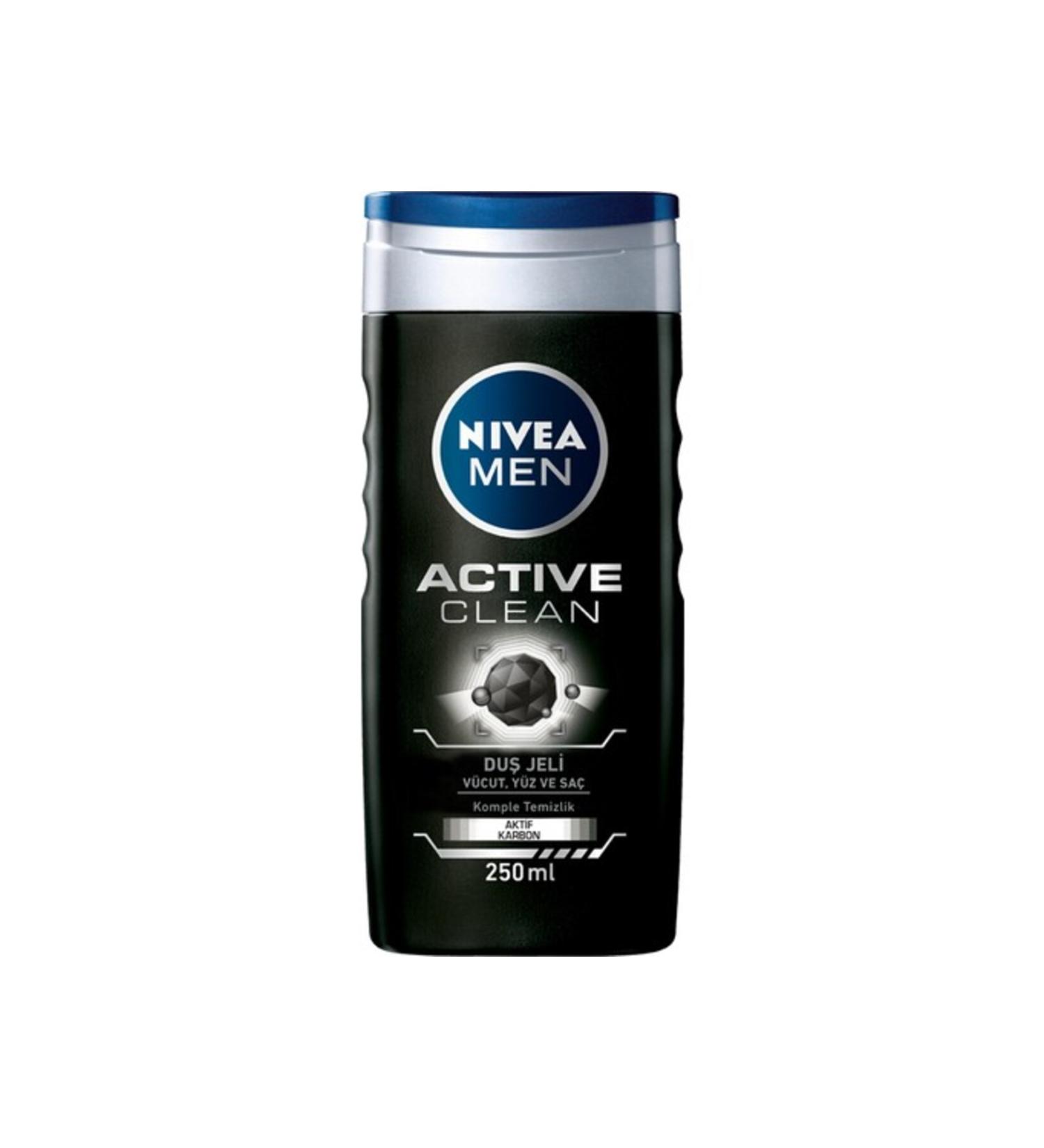 NIVEA Active Clean Shower Gel 250ml Men