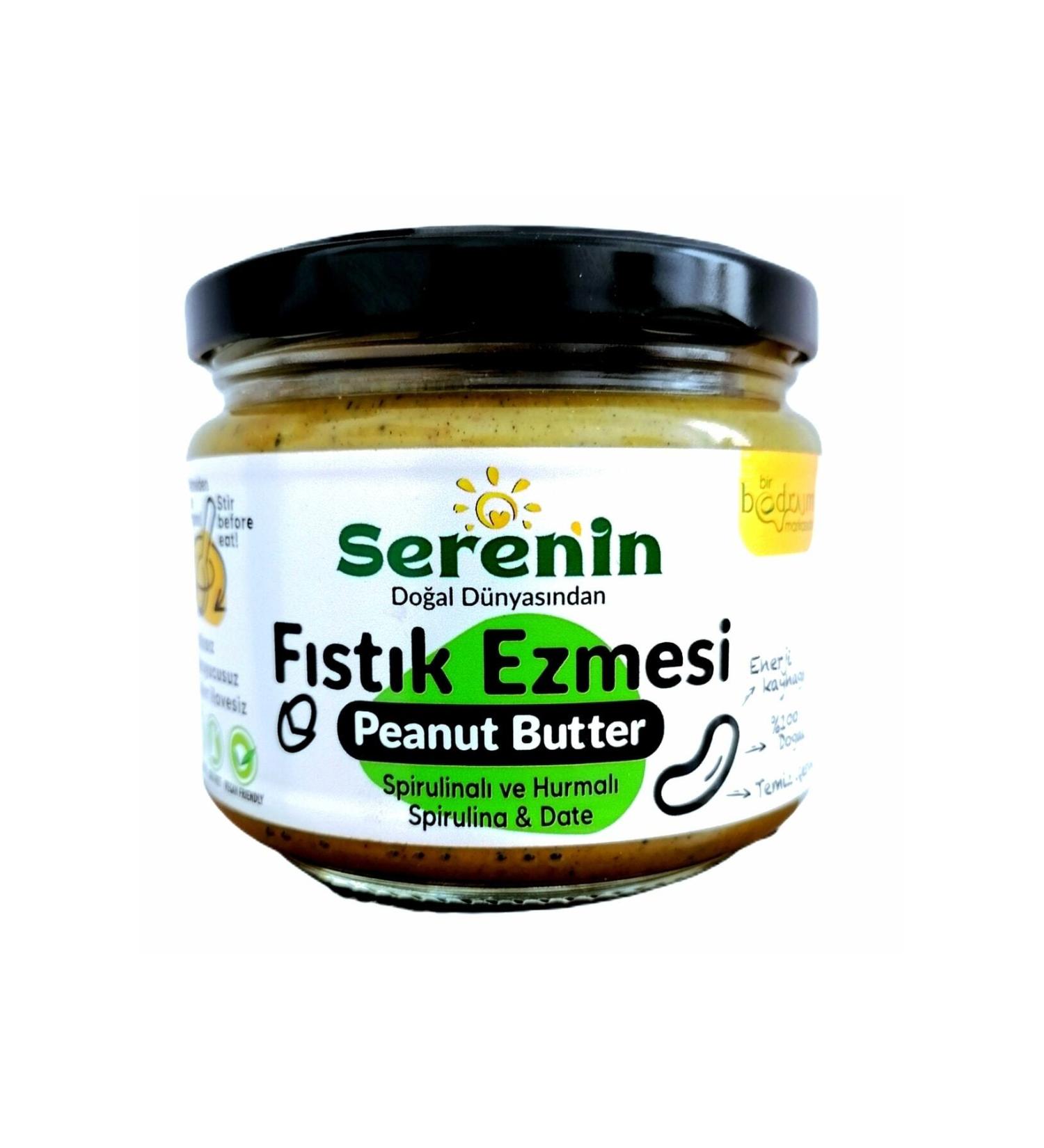 Seren's Natural World Peanut Butter / Spirulina and Dates 250gr - Buy Online on GoSupps.com