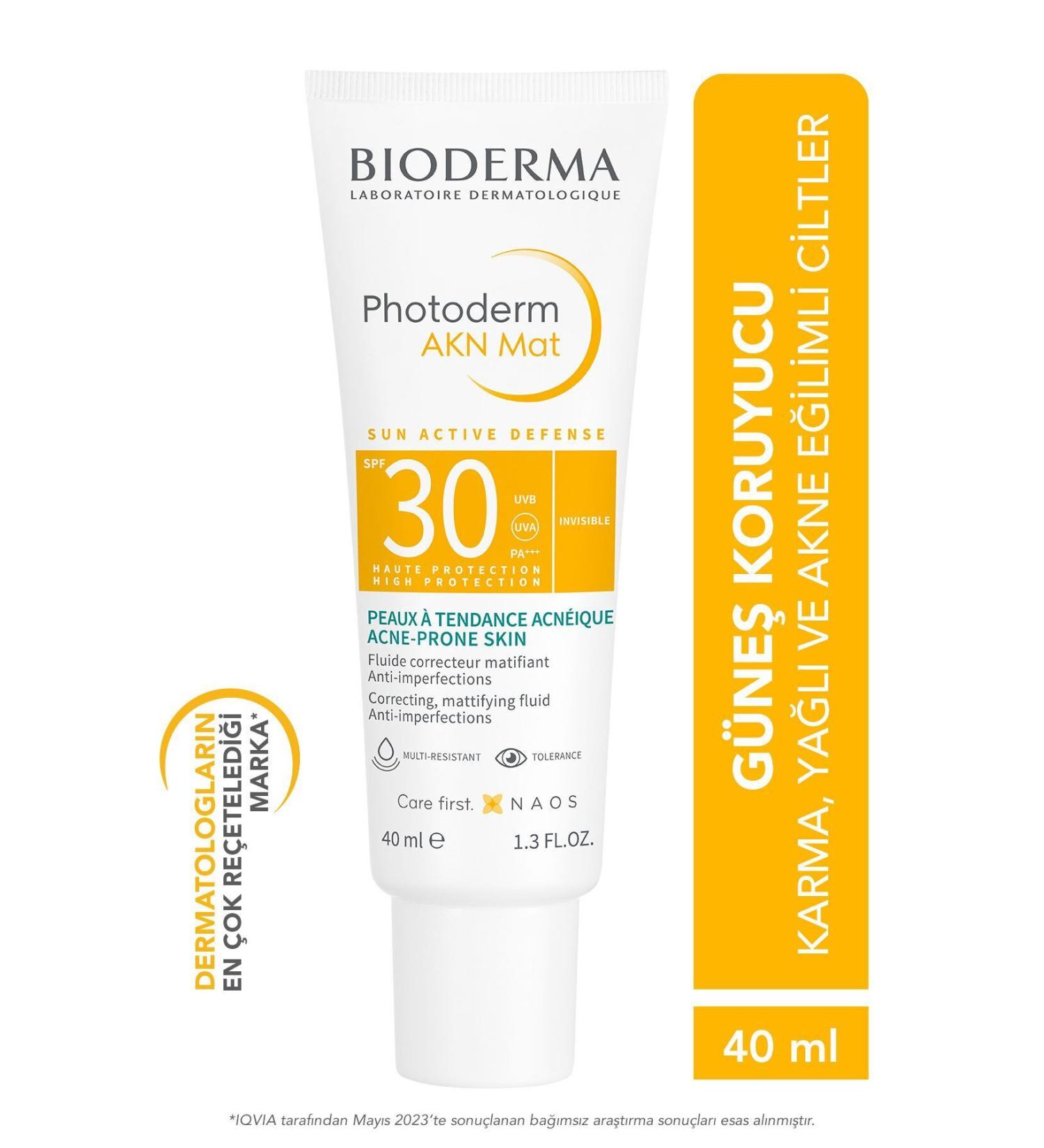 Bioderma Mattressing Effect Spf30 Sun Protection For Combination And Oily Skin 40 ml 902 Face Sun Cream
