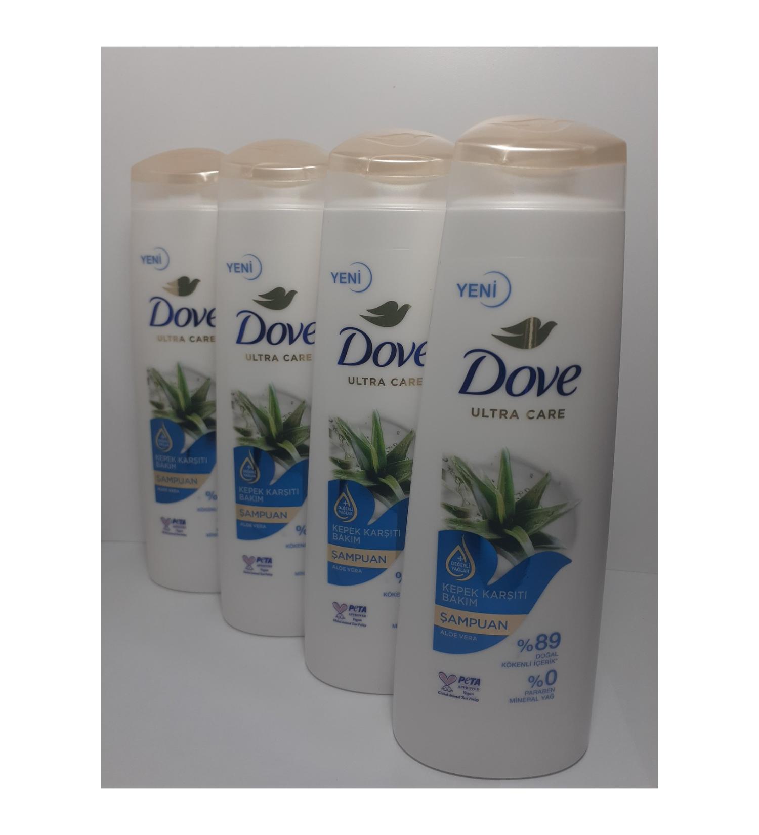 Dove Anti-Dandruff Care Aloe Vera 400ml Shampoo X 4 Pieces
