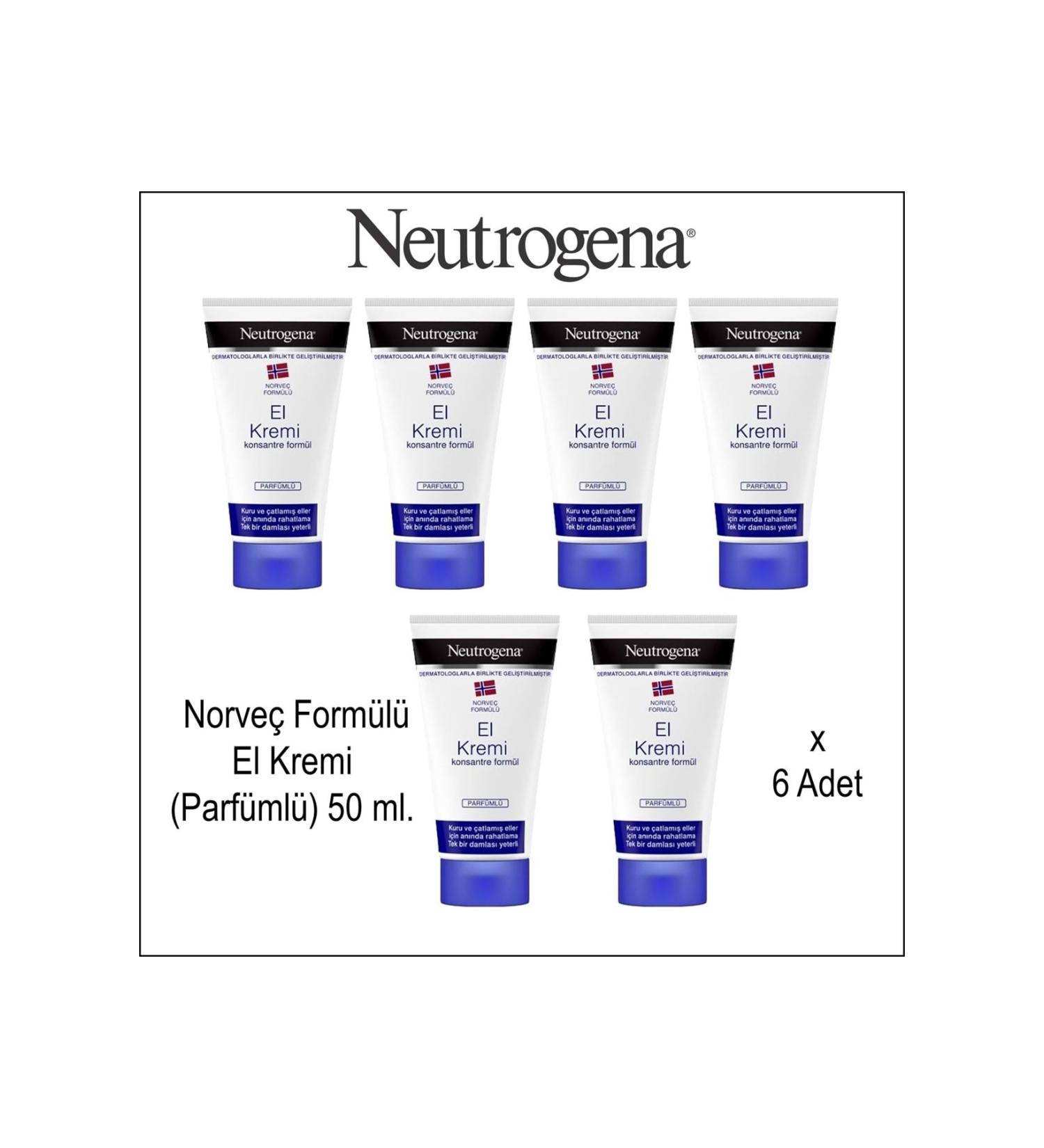 Neutrogena Norwegian Formula Hand Cream (Perfumed) 50 ml. x 6 pcs