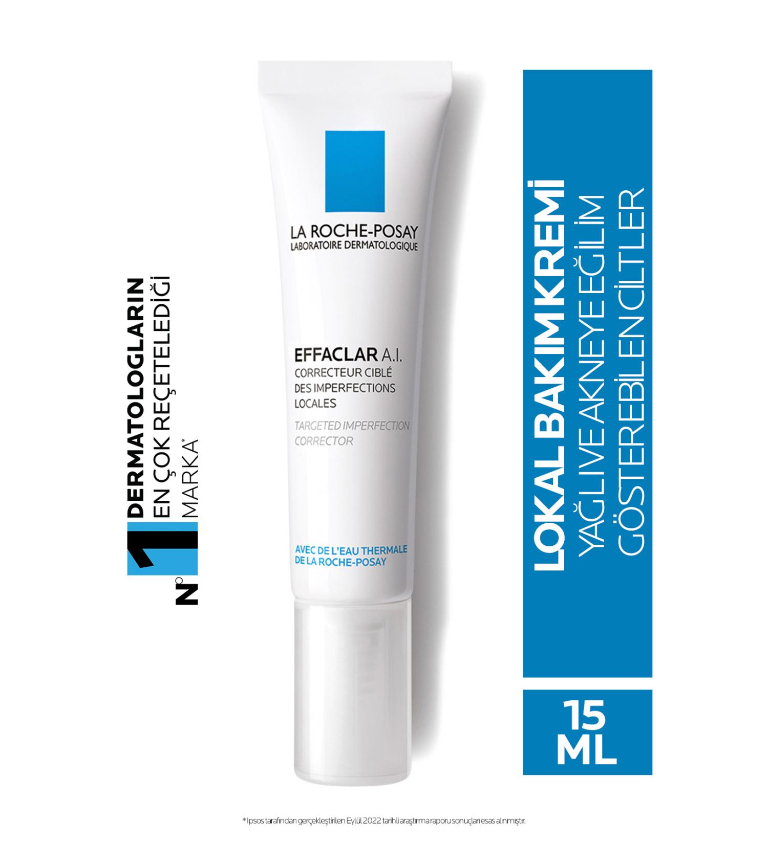 La Roche Posay CORRECTIVE LOCAL EFFACLAR AI ANTI-ACNE CARE CREAM 15 ML DEMBA3365