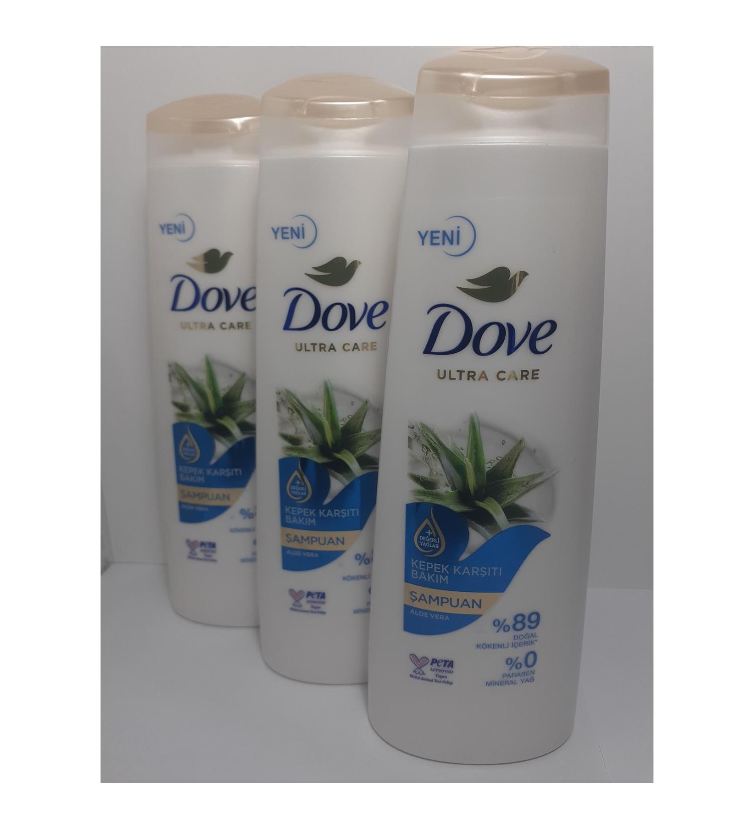 Dove Anti-Dandruff Care Aloe Vera 400ml Shampoo X 3 Pieces