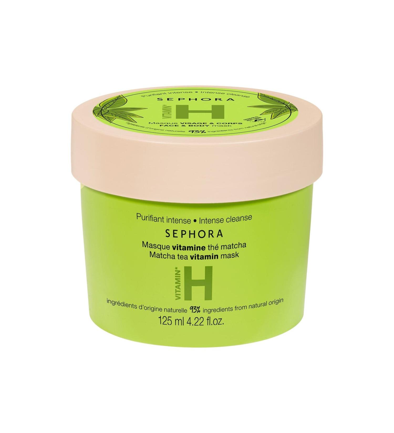 SEPHORA COLLECTION Vitamin -Matcha tea + Vitamin H-Face and Body Mask 125ml - Buy Online on GoSupps.com