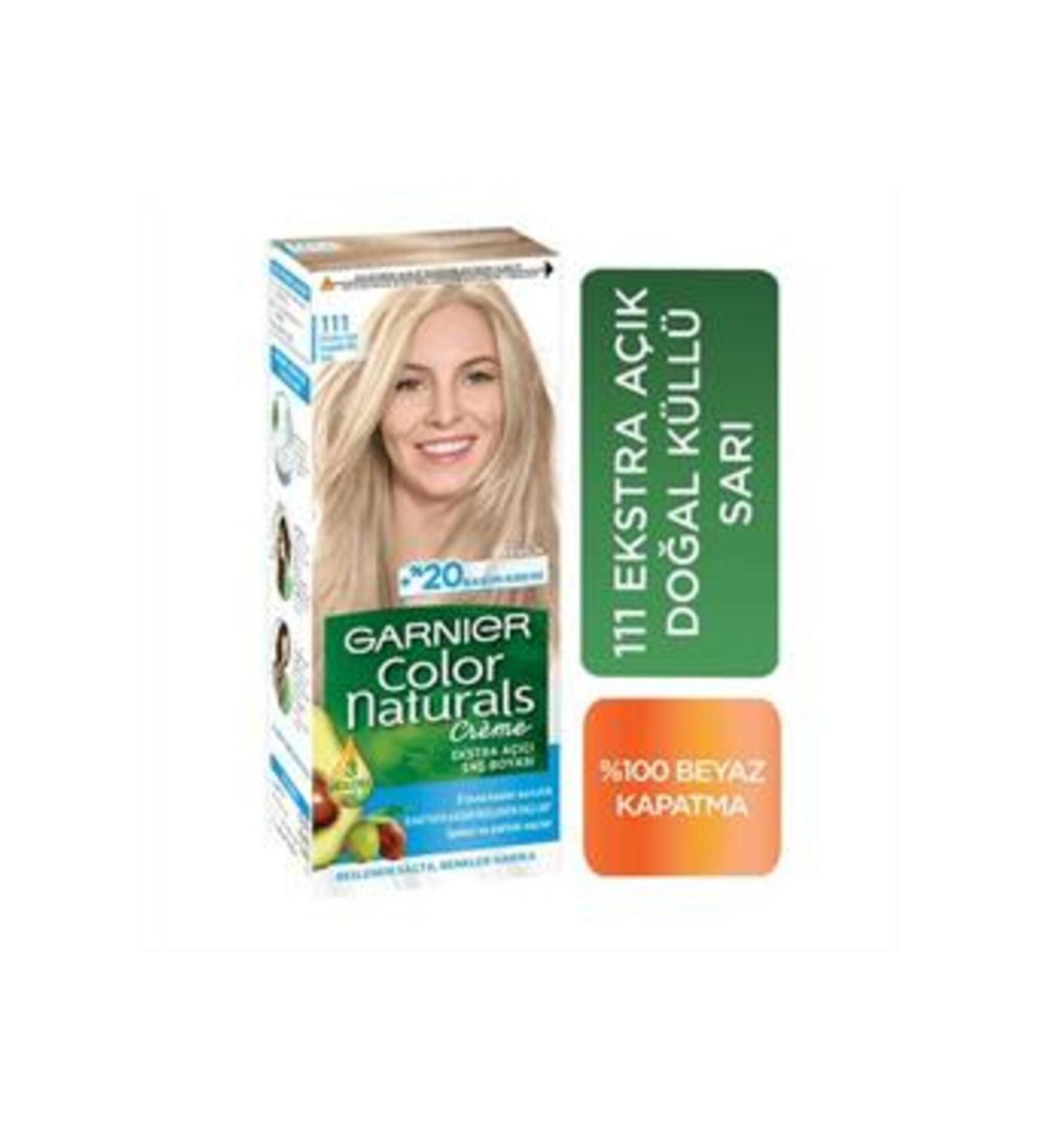 Garnier Color Natural Hair Dye 111 Extra Light Natural Ash Blonde (1 PIECE)