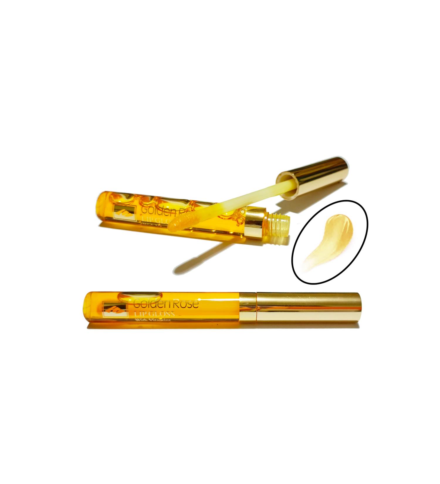 Golden Rose Lip Gloss With Vitamins Honey Color Lip Gloss No:18