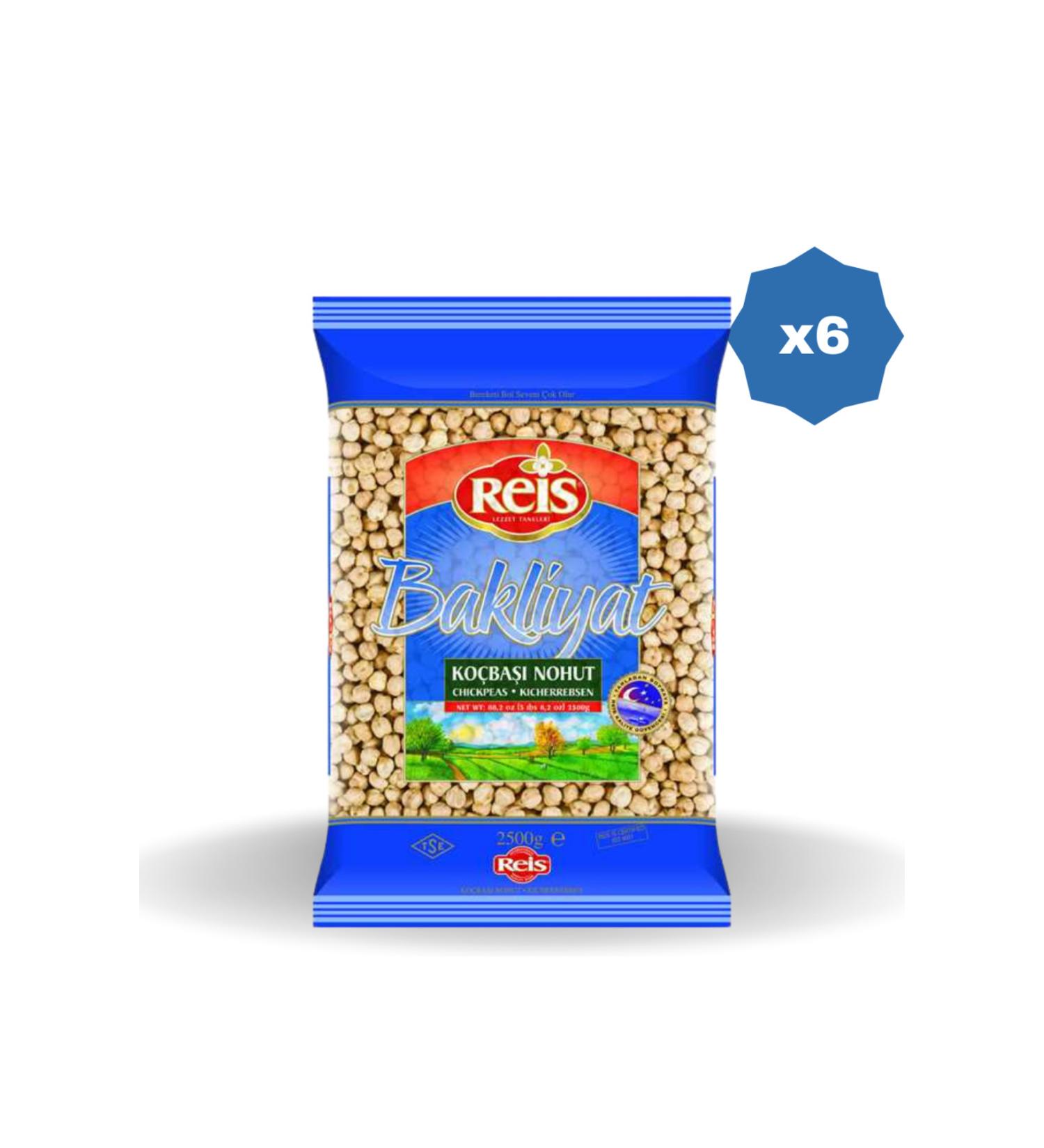 Reis Chickpeas 2.5KG X 6 PIECES