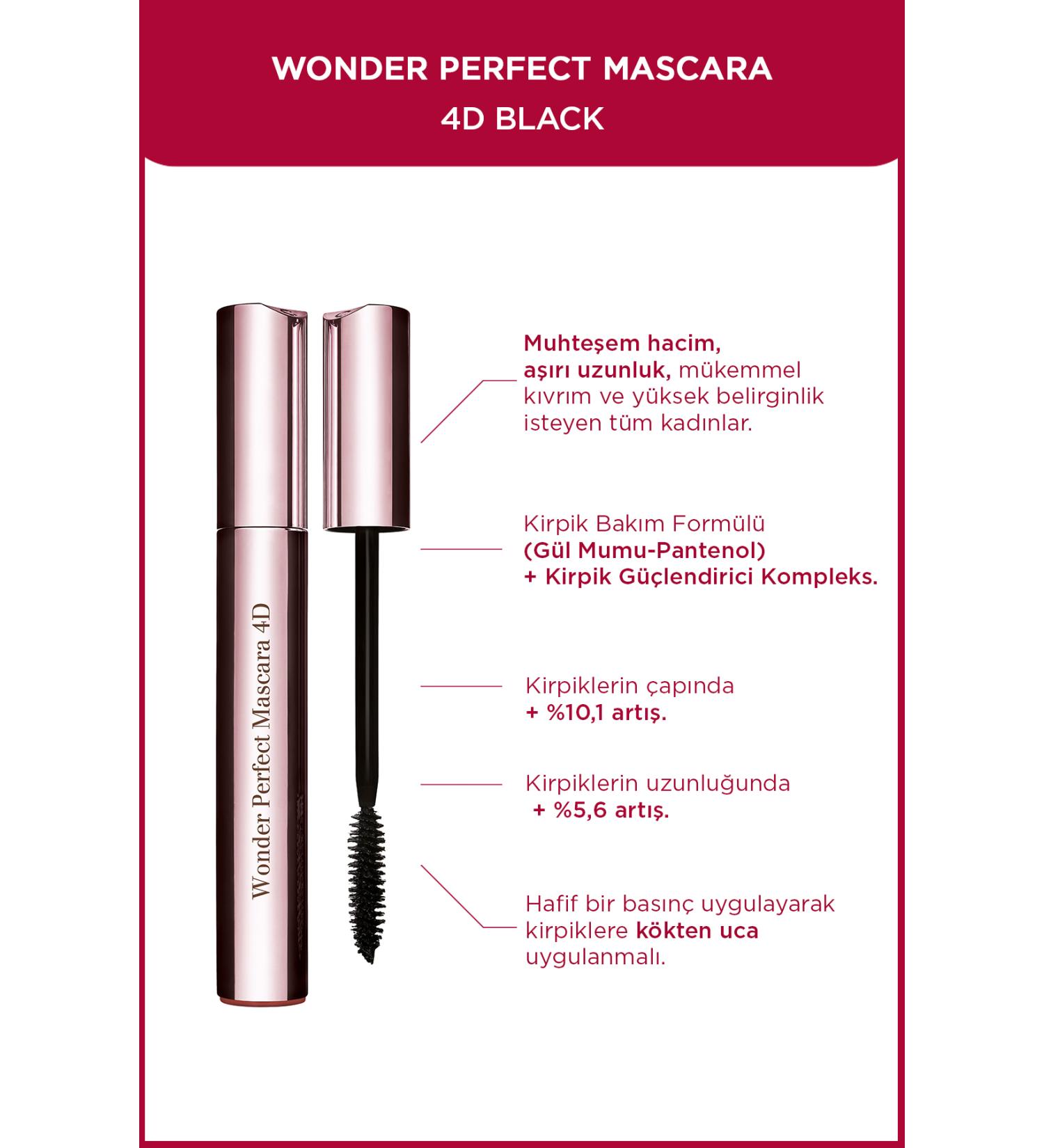 Clarins 4d Mascara - 01 Perfect Black Demb.1656