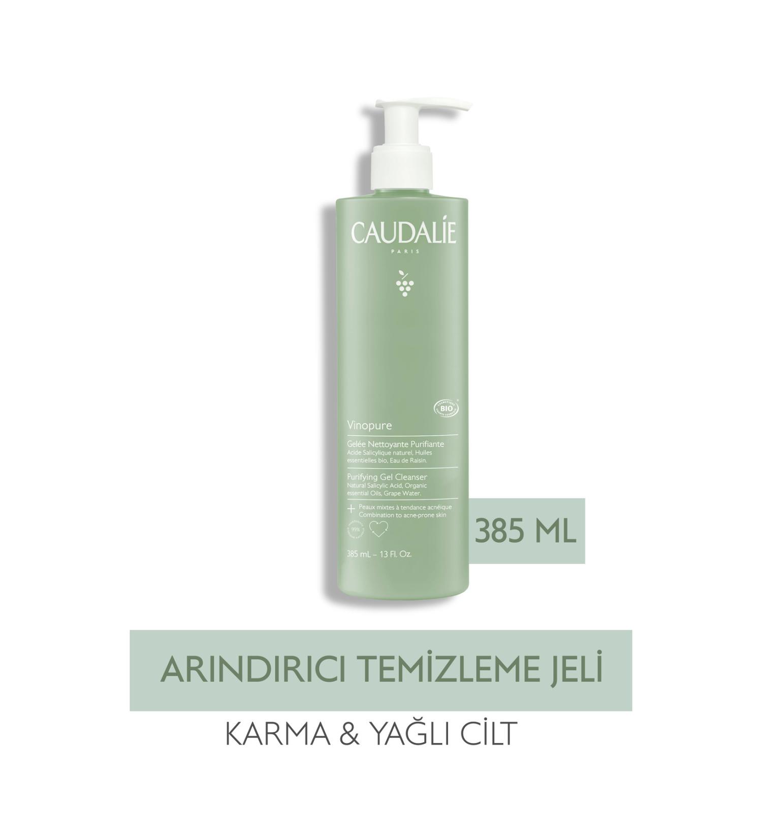 Caudalie Vinopure Cleansing Gel - 385ml - Buy Online on GoSupps.com