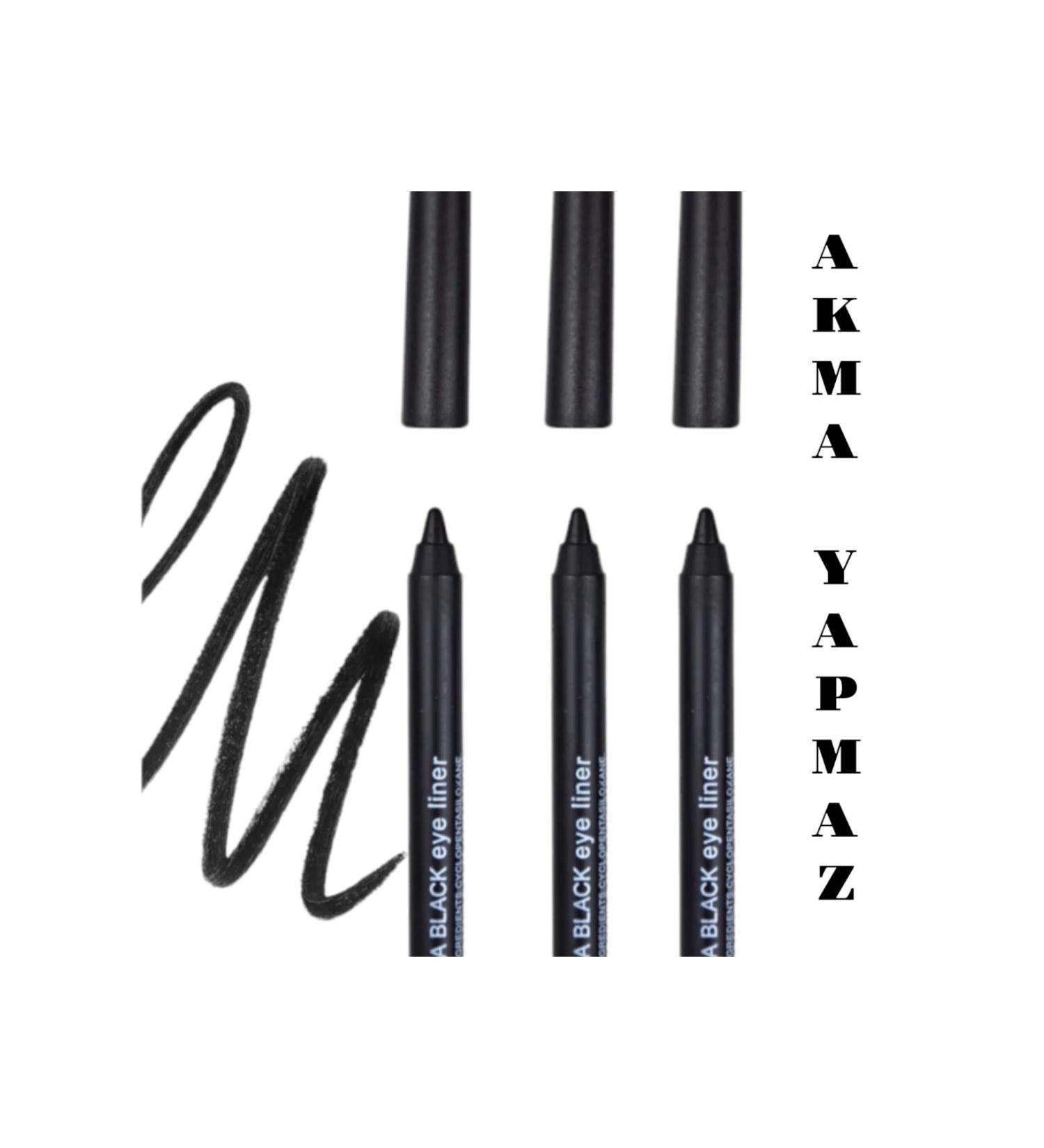 Roesia Rose Cosmetics Ultra Oily Black Eye Pencil 6 Pieces - Buy Online on GoSupps.com