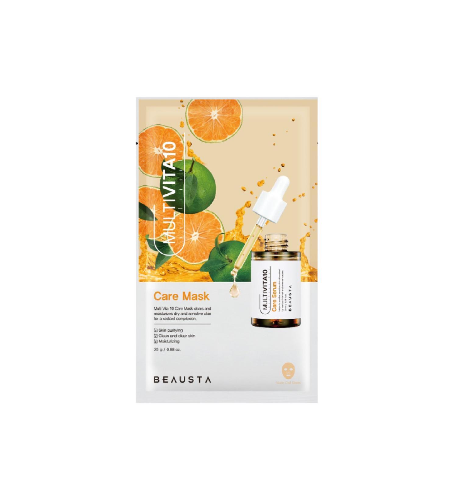 BEAUSTA Anti-Spot Brightening Multivita10 Care Face Mask