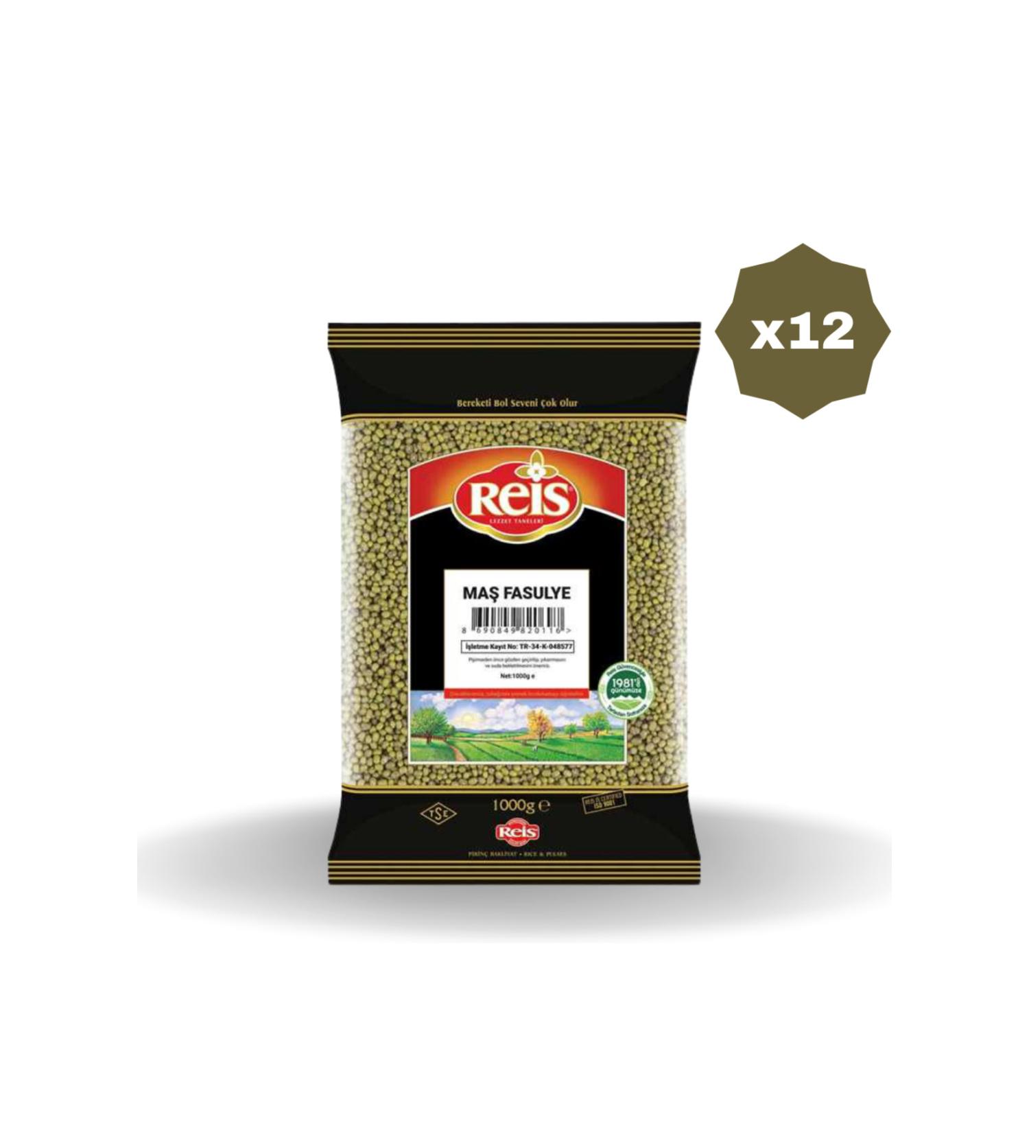 Reis Mung Beans 1KG X 12 PIECES
