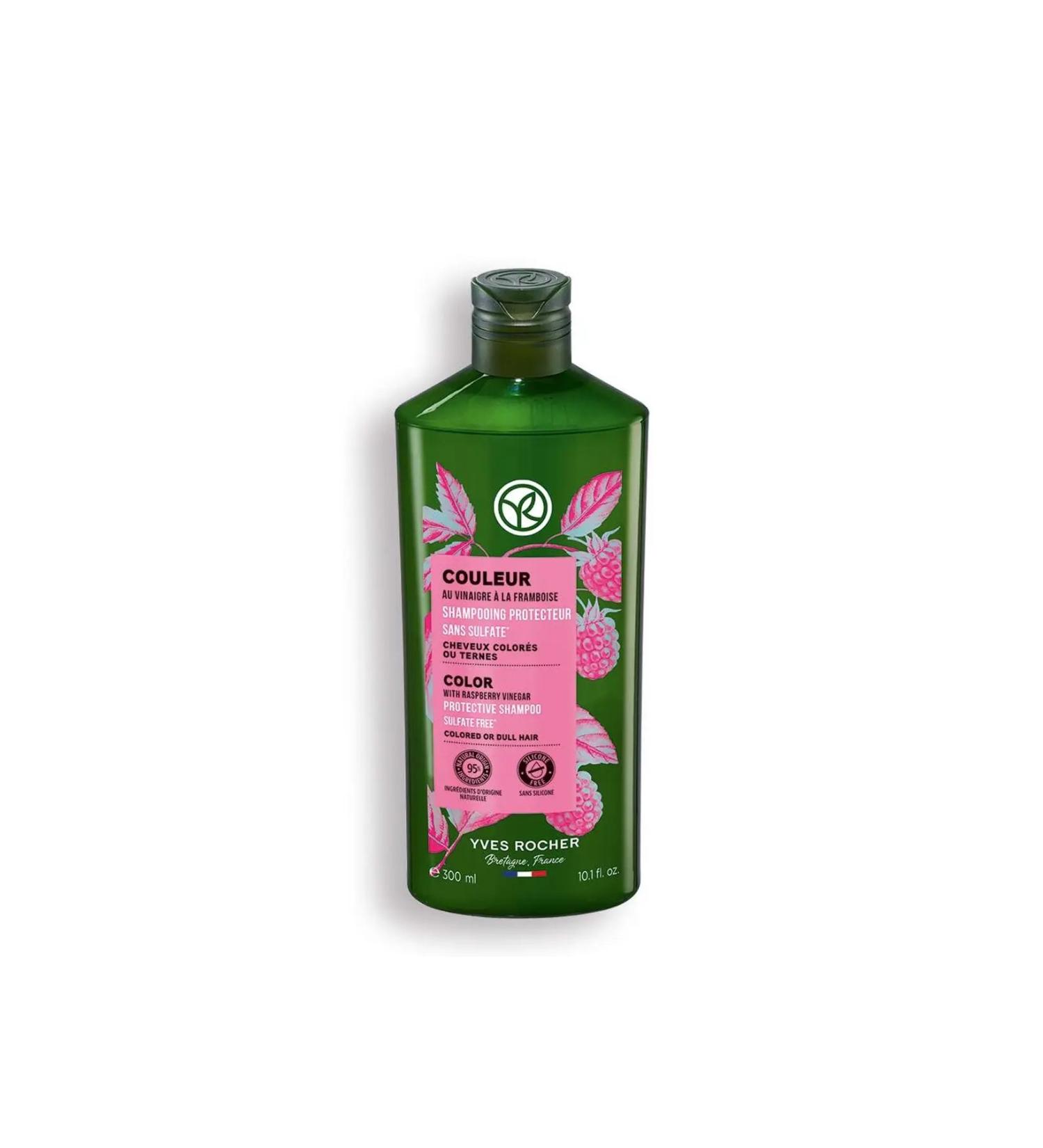 Yves Rocher Color Protecting Shampoo for Dyed Hair (couleur) - Sulfate-Free & Vegan - 300 Ml - Buy Online on GoSupps.com