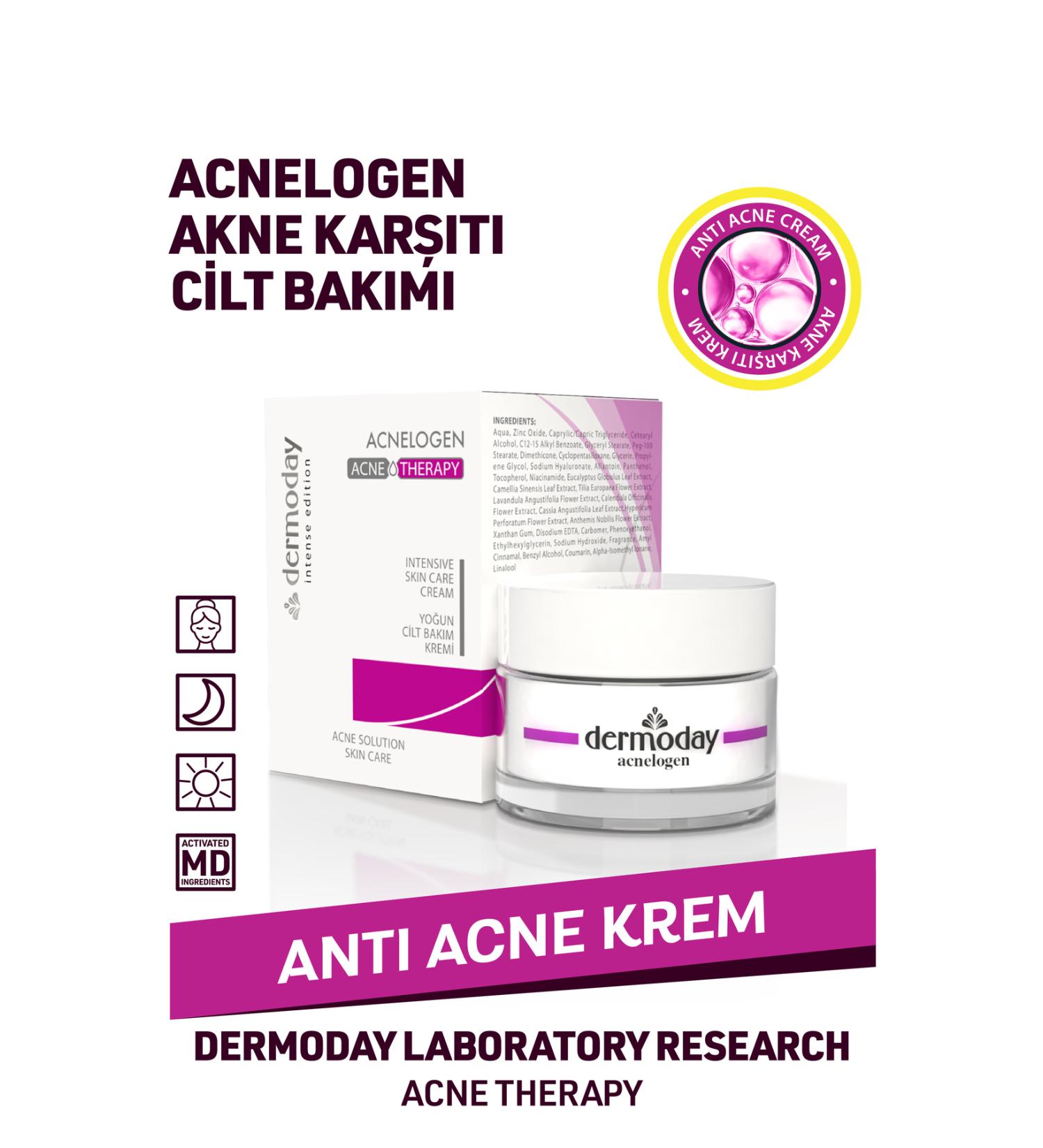 Dermoday Acnelogen Anti-Acne Care Cream - Buy Online on GoSupps.com