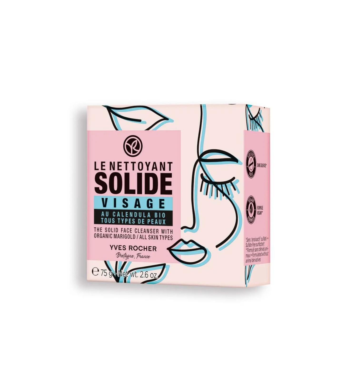 Yves Rocher Solid Facial Cleanser - All Skin Types - 75 gr