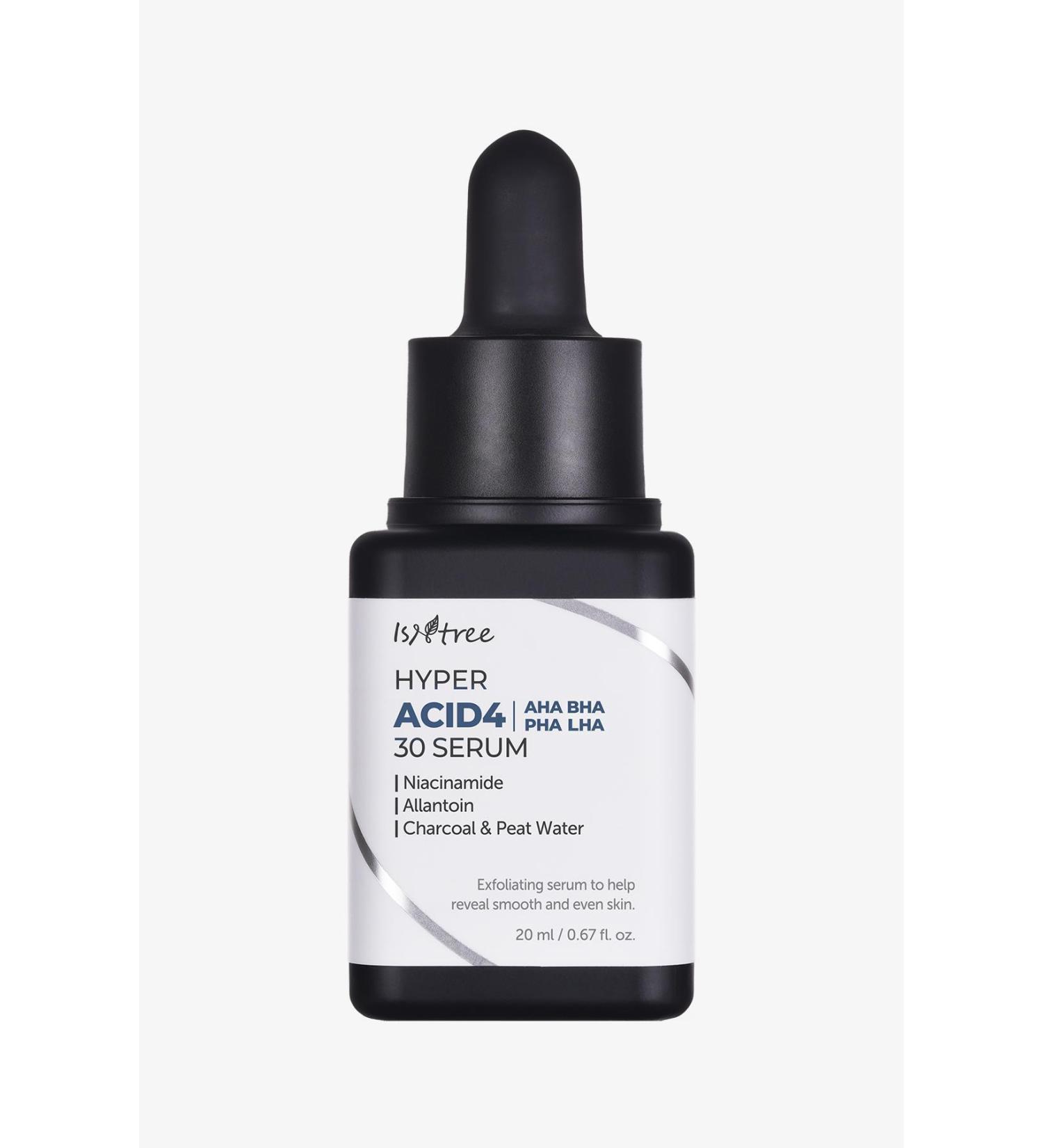 Isntree Hyper Acid4 AHA BHA PHA LHA 30 Serum 20 ML (Skin Tone Equalizing and Purifying Peeling Serum)