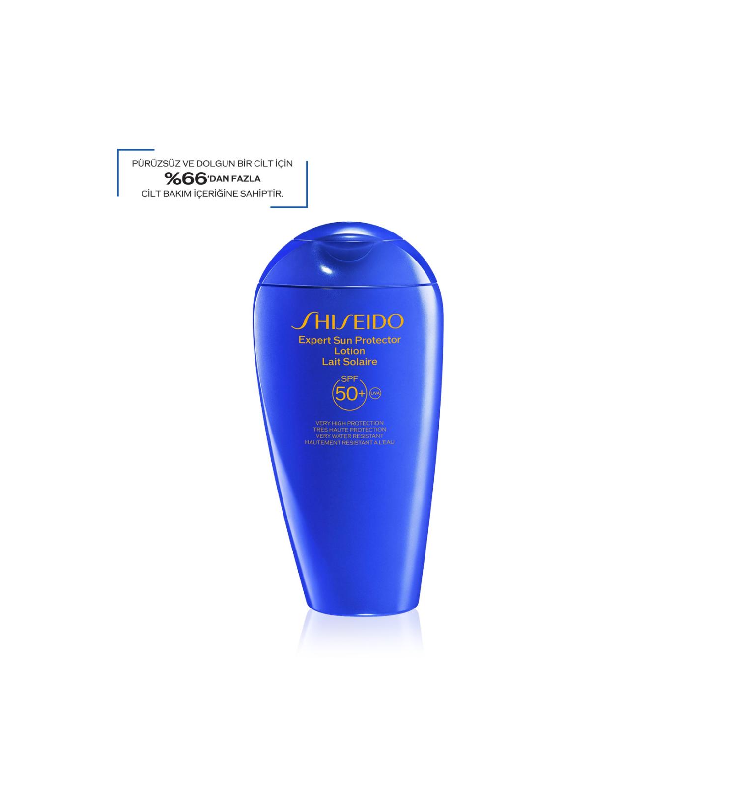 Shiseido GSC Blue Expert Sun Protective Lotion SPF50 - 300 ml - Buy Online on GoSupps.com