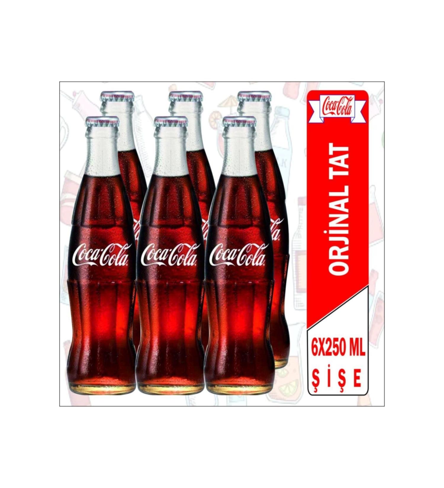 Coca-Cola Original Glass Bottle 6x250 Ml