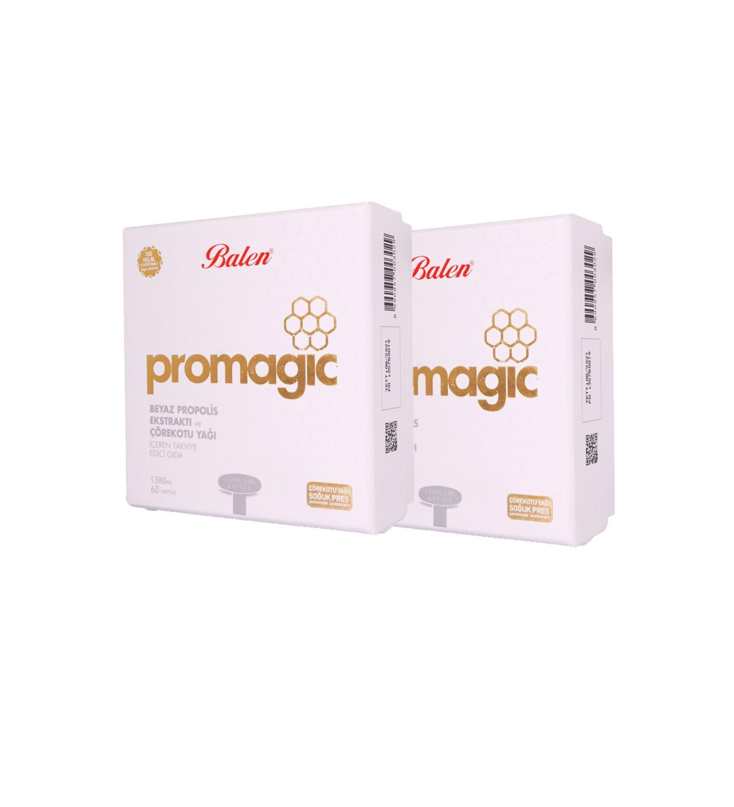 Balen Promagic White Prop.ex. and Black Cumin Oil Contains.yum.kap.2pack