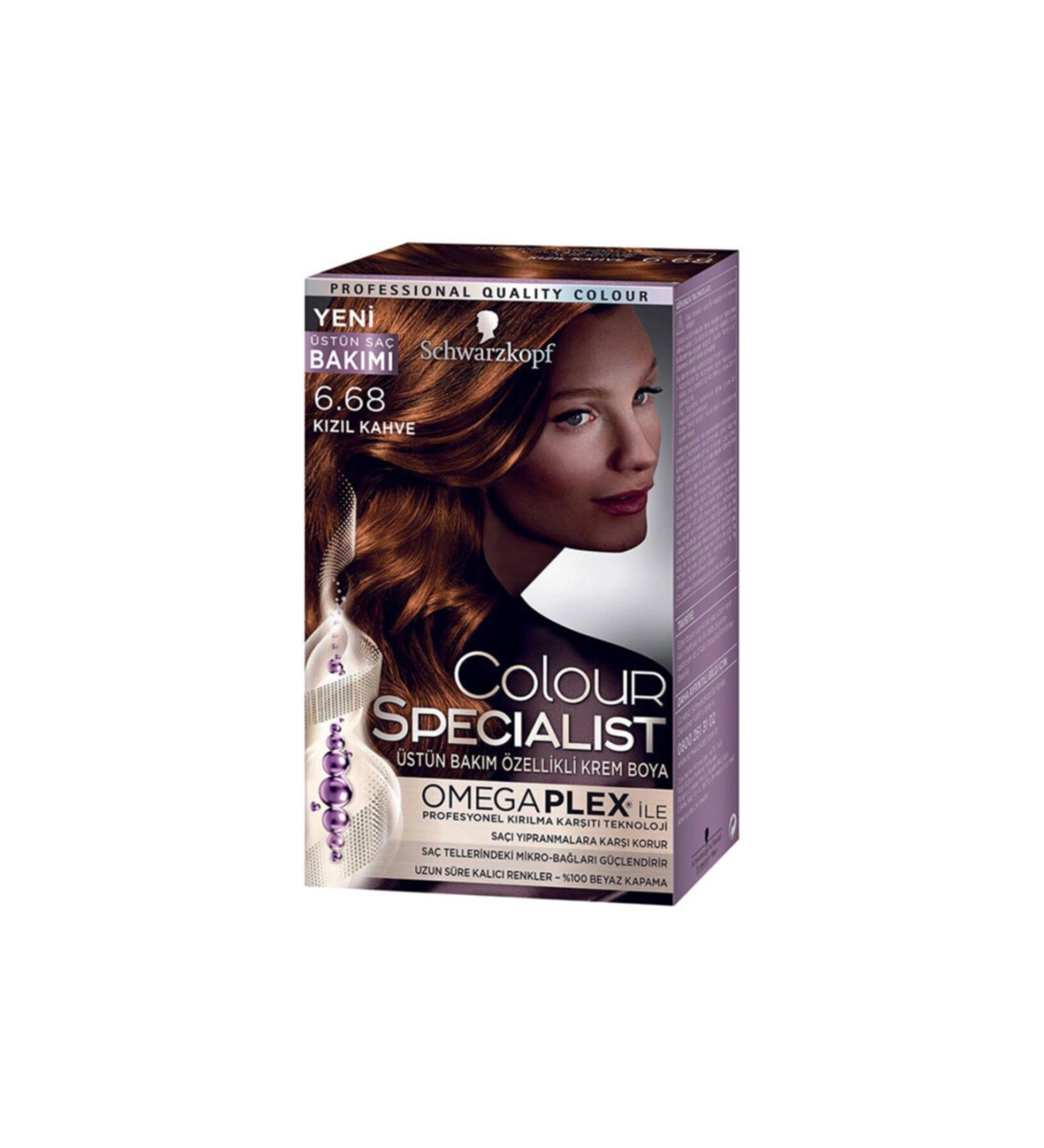 Colour Specialist C.expert 6.68 Red Brown Hair Dye 60 Ml
