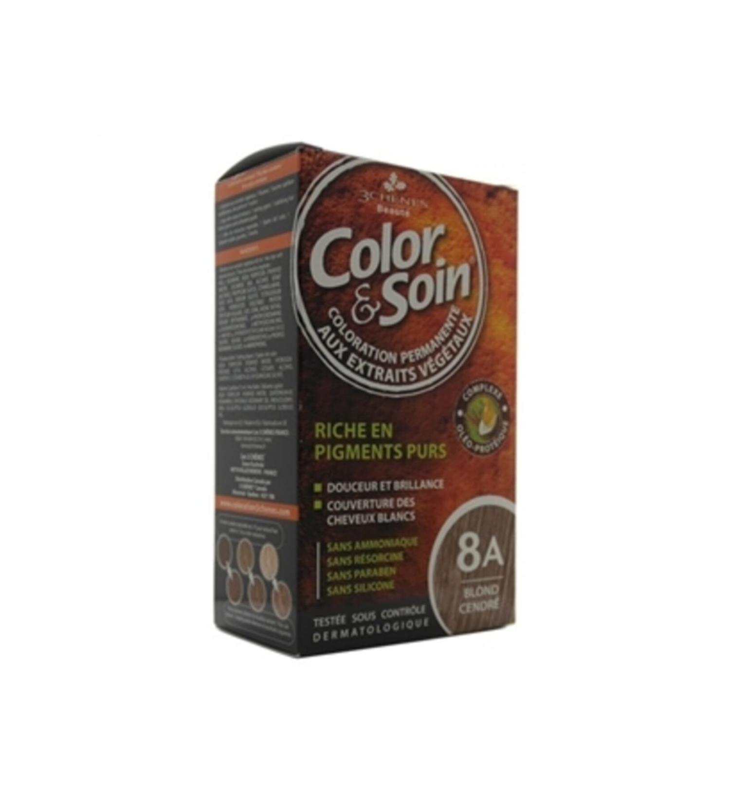 Color Soin Color And Soin Completely Herbal Organic Hair Dye 8a Light Copper Blonde