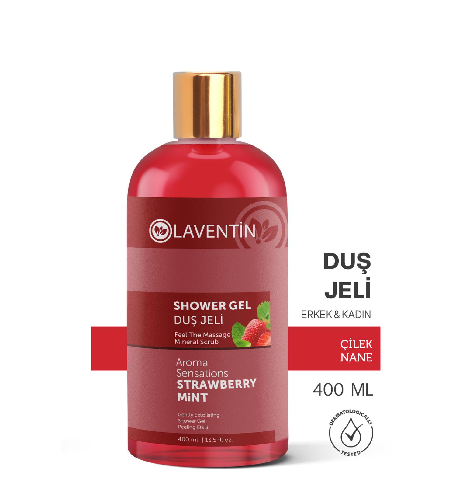 Lavender Purifying Refreshing Moisturizing Strawberry - Mint Shower Gel 400 Ml - Buy Online on GoSupps.com