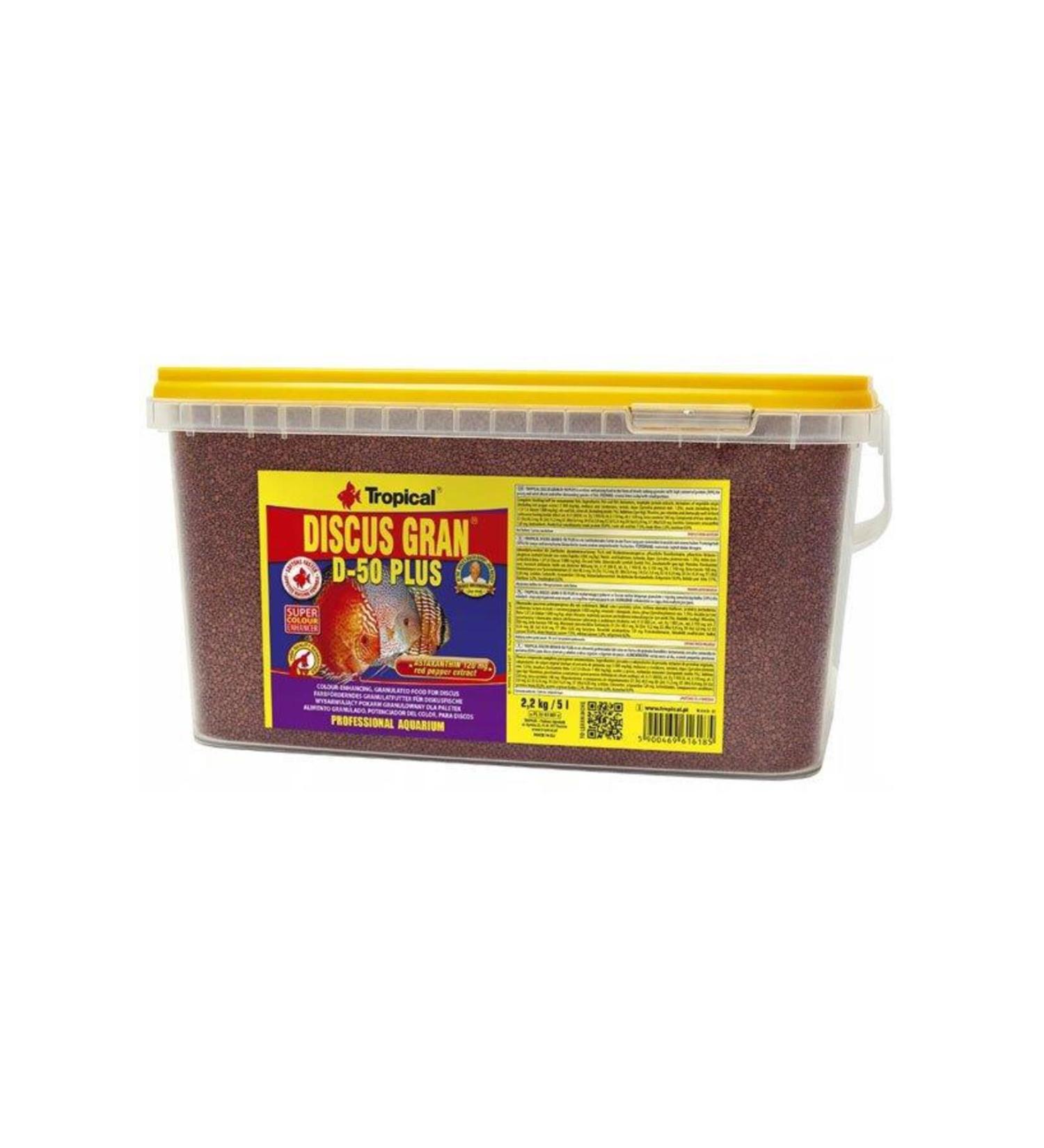 Tropical Discus Gran D-50 Plus 250 GR