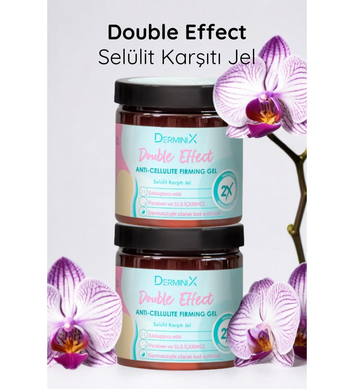 Derminix 2 Pieces 250 ml Double Effect Anti-Cellulite Gel - Buy Online on GoSupps.com