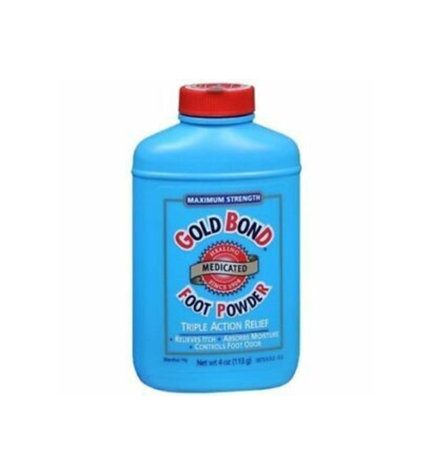 Eucerin gold bond Foot Odor Cracking Moisture Absorbing Itch Reliever Foot Powder Extra Strength Foot 113g