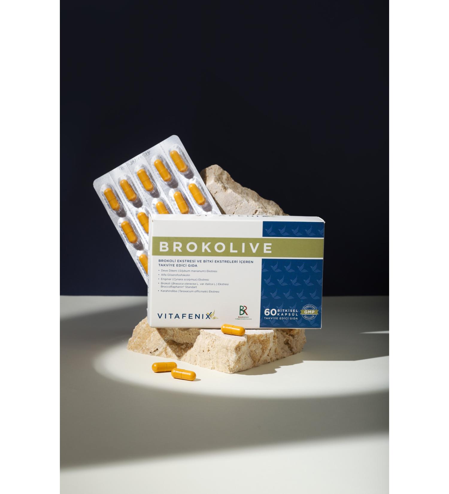 Vitafenix Broccoli Live Broccoli Extract and Plant Extracts Containing Supplementary Food - Buy Online on GoSupps.com