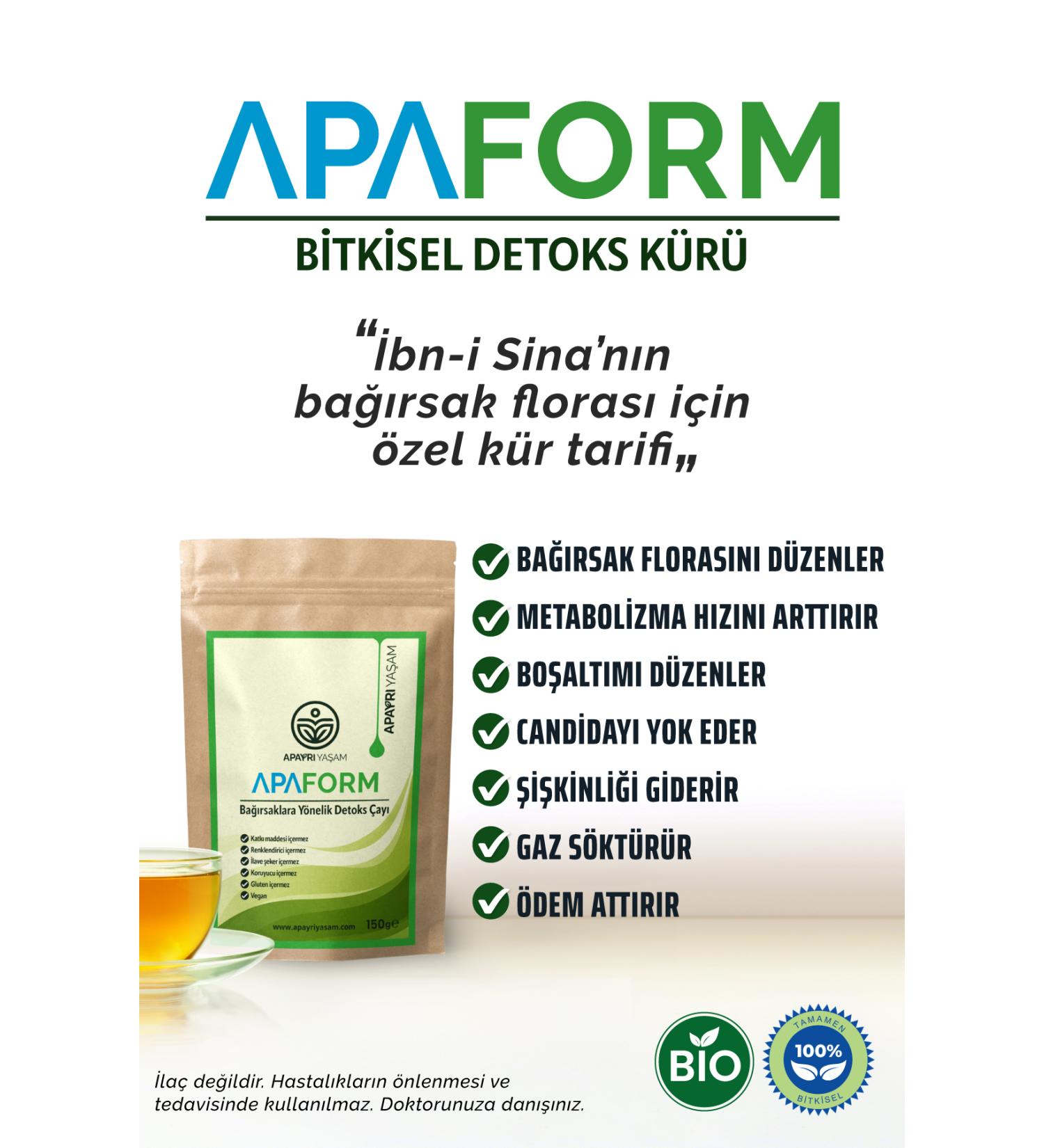 ApAy Ya am Weight Loss and Evacuation Helper Edema Gas Bloating Reliever Bio Detox Form Tea Apaform - Buy Online on GoSupps.com
