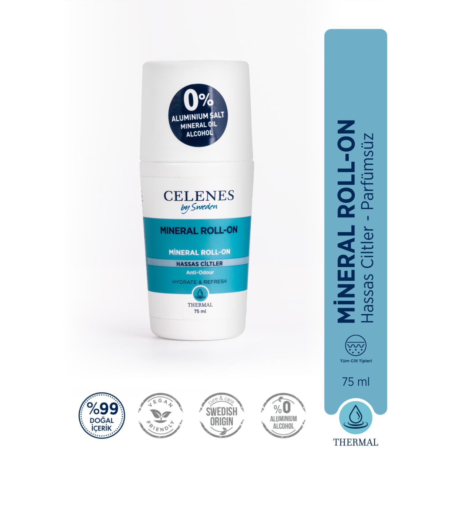 Celenes by Sweden Thermal Roll On 75ml Sensitive Skin Unscented - Buy Online on GoSupps.com