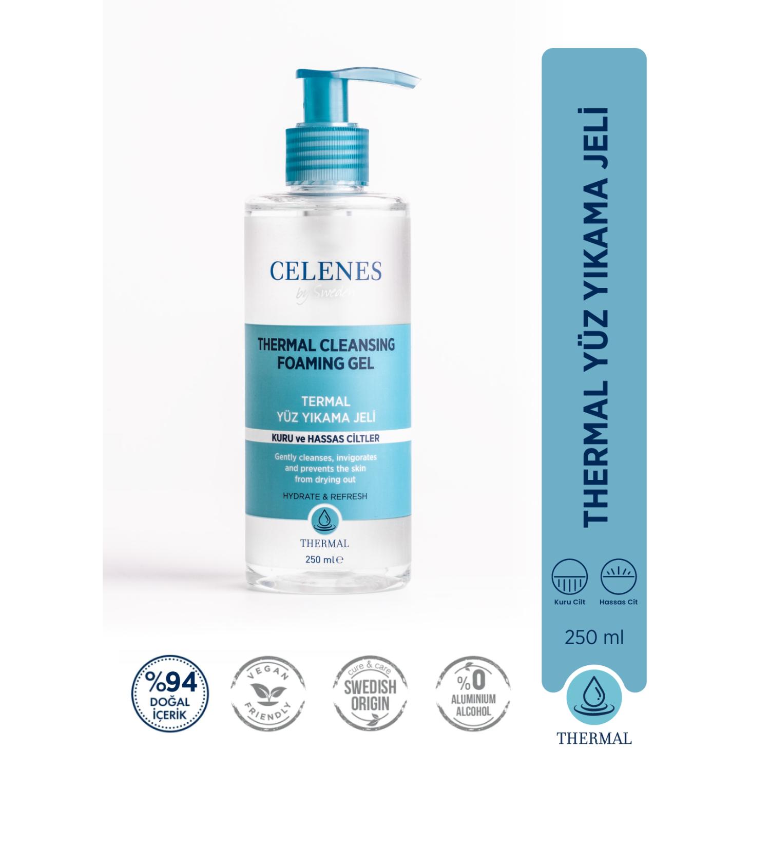 Celenes by Sweden Thermal Cleansing Gel 250ml Dry/Sensitive - Buy Online on GoSupps.com