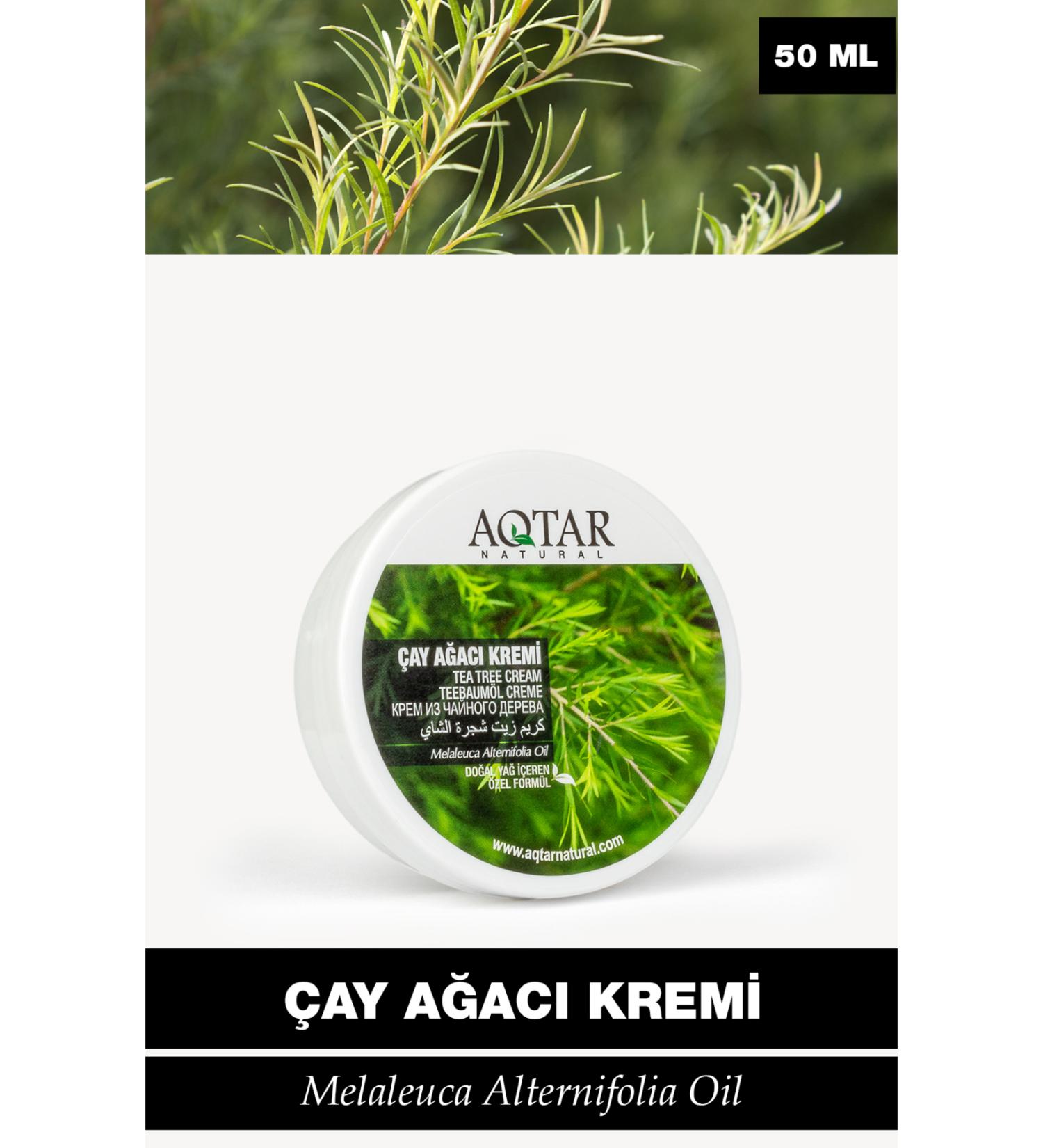 Aqtar Tea Tree Cream 50 ML - Special Formula Containing Natural Oil - Buy Online on GoSupps.com
