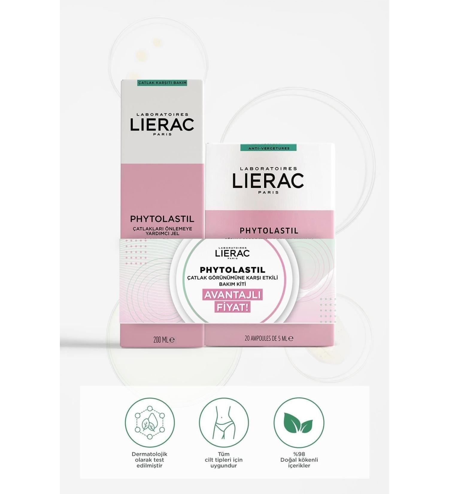 Lierac SK N BR GHTEN NG GEL FOR H PS ABDOMEN AND H PS 200 ML + AMPOULE 20X5 ML SET DEMBA3471