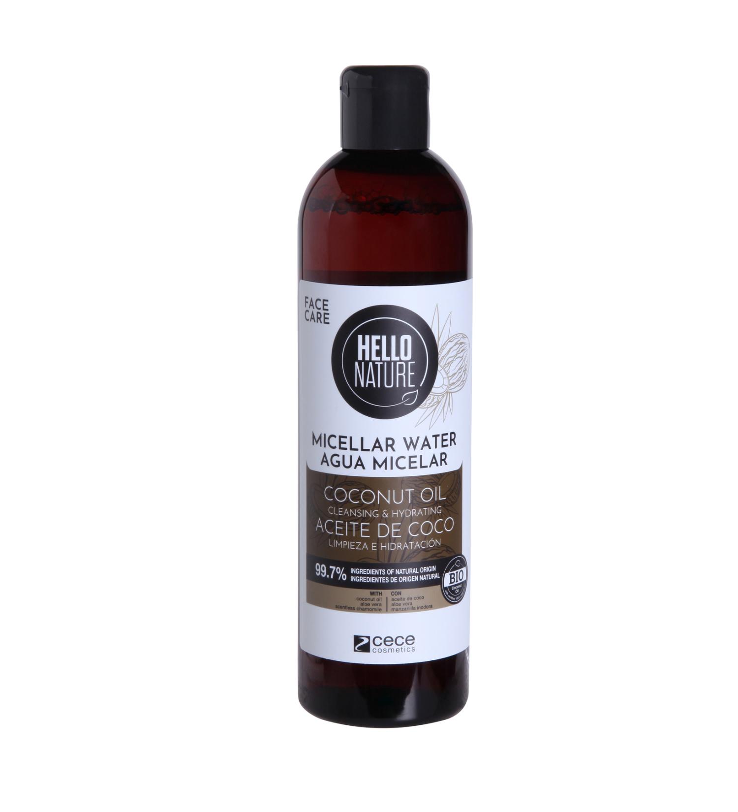 HELLO NATURE Coconut Oil Make-Up Remover Water 300 ml